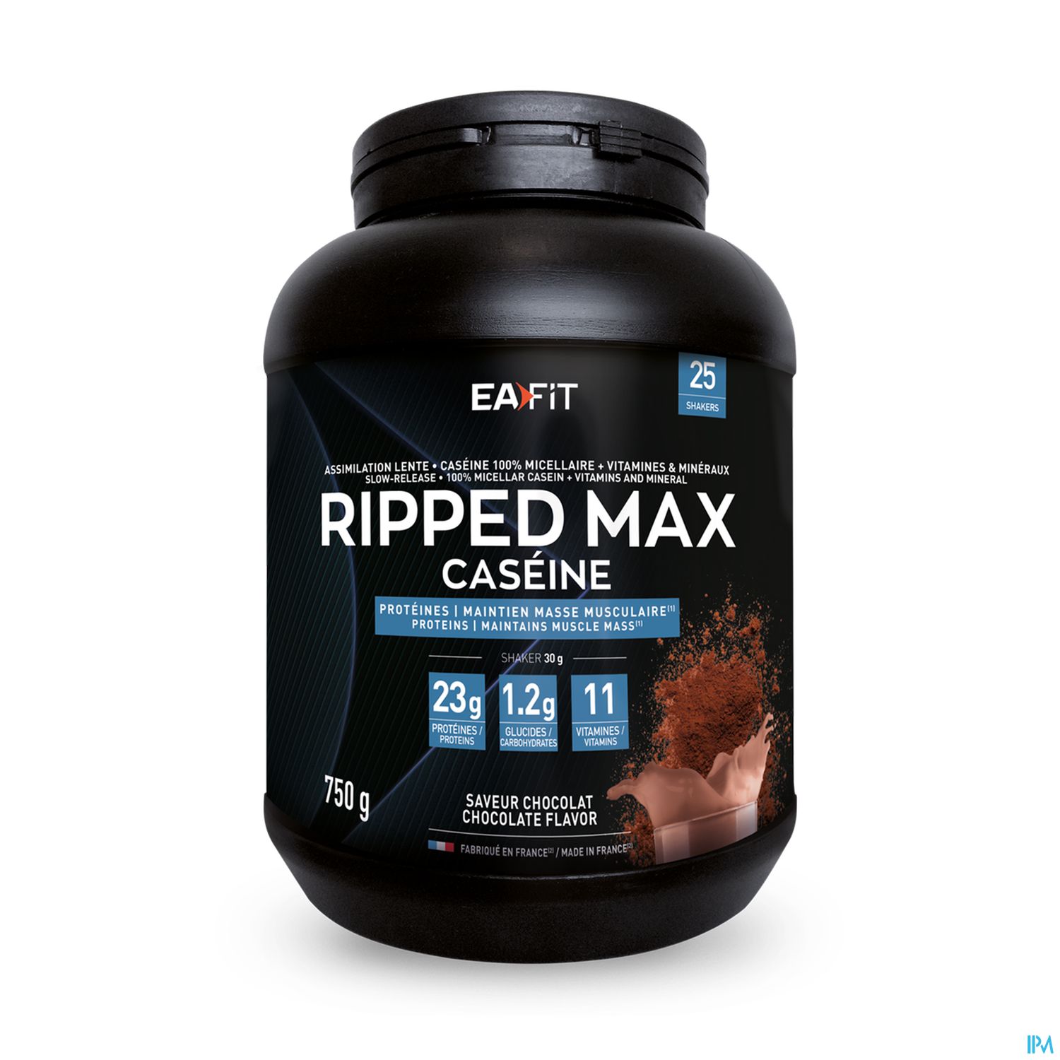 Eafit Ripped Max Caseine Saveur Chocolat 750g