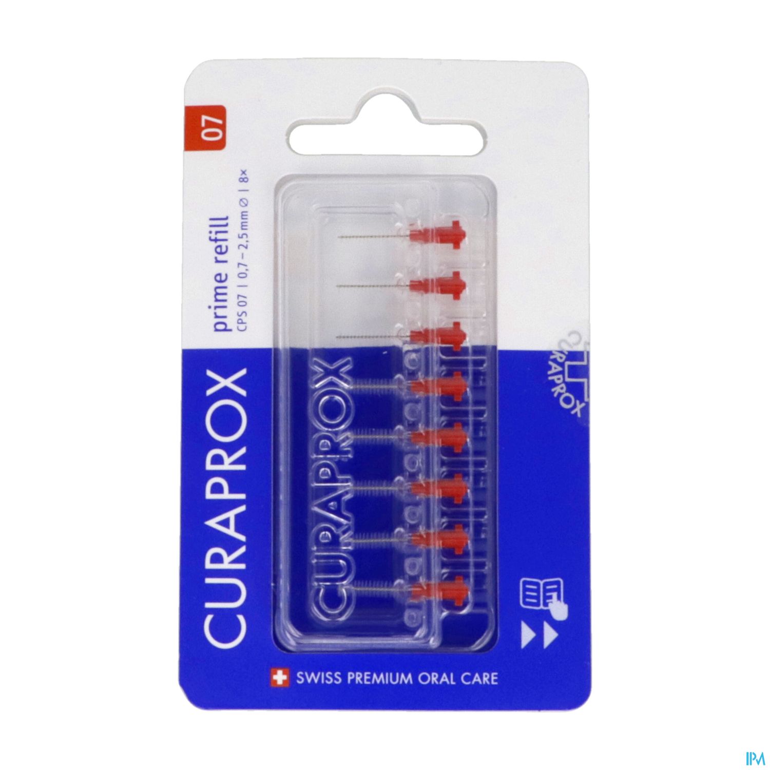 Curaprox Prime Refill Brossette Interdent Rouge 8