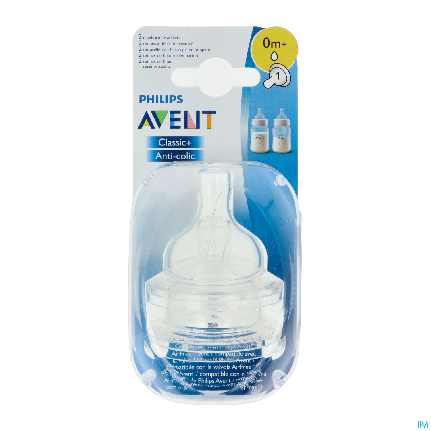 TETINE AVENT SILIC NVEAU NE/1 X2