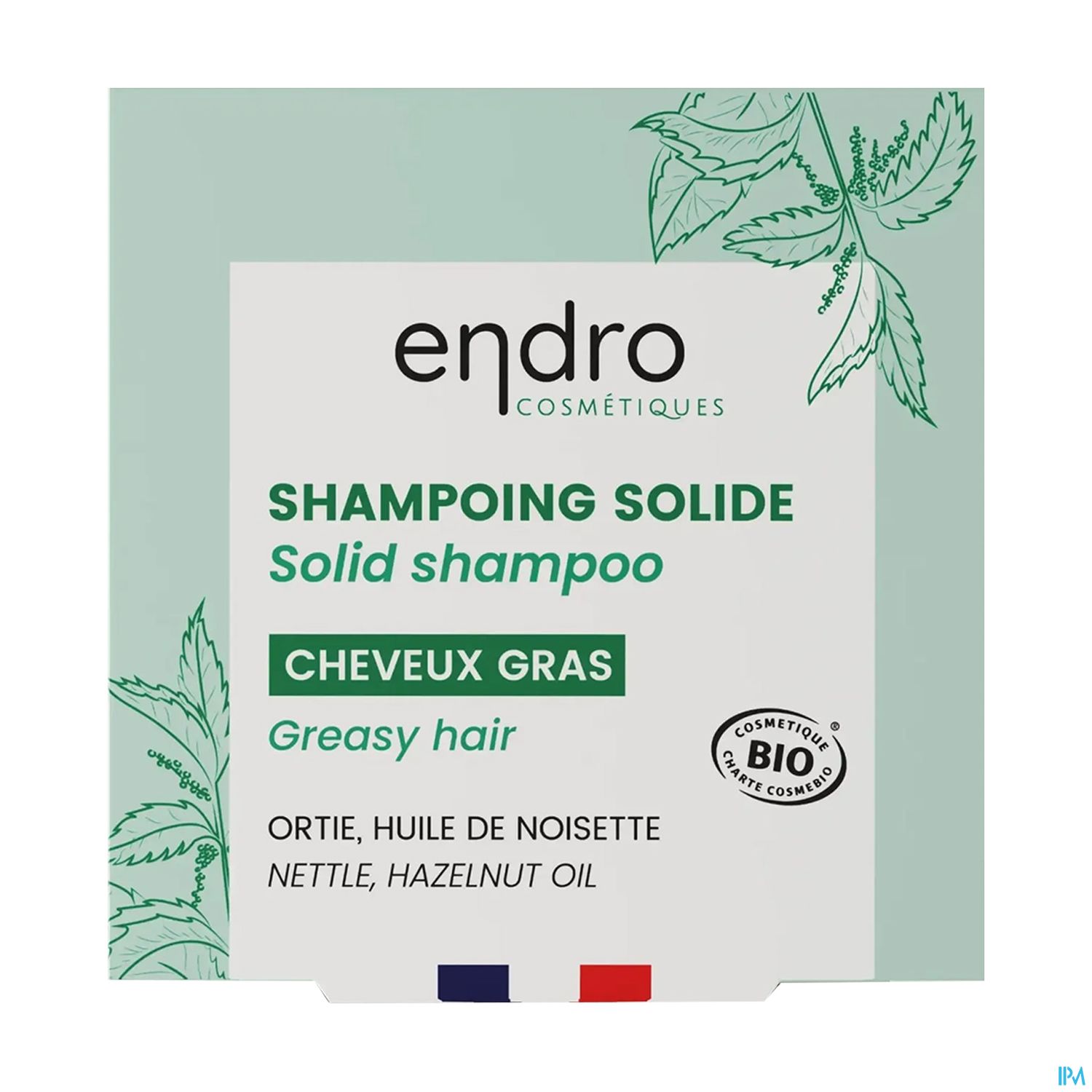 Endro Cosmetiques Shampooing Solide Bio Cheveux Gras 85ml