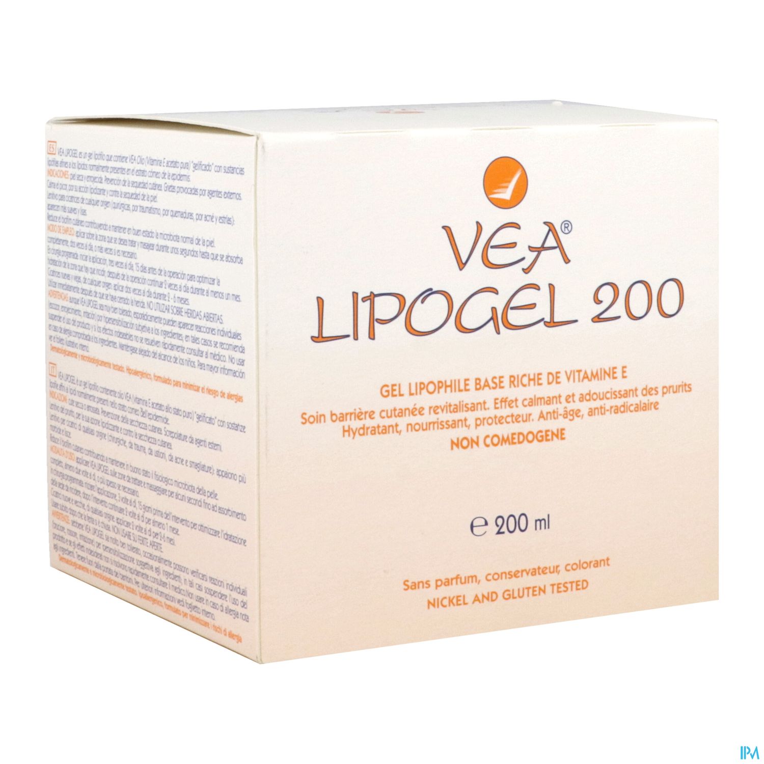 VEA LIPOGEL GEL SOIN 200ML