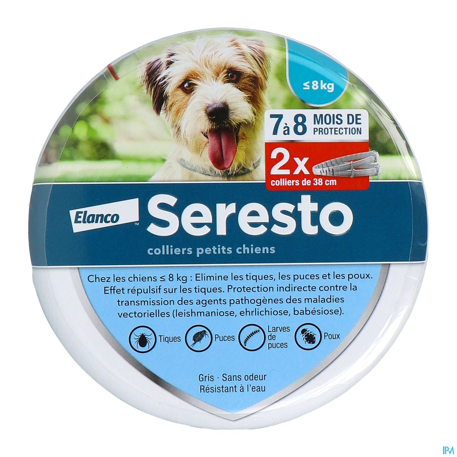 COLLIER SERESTO A/PARA PT CHIEN X2