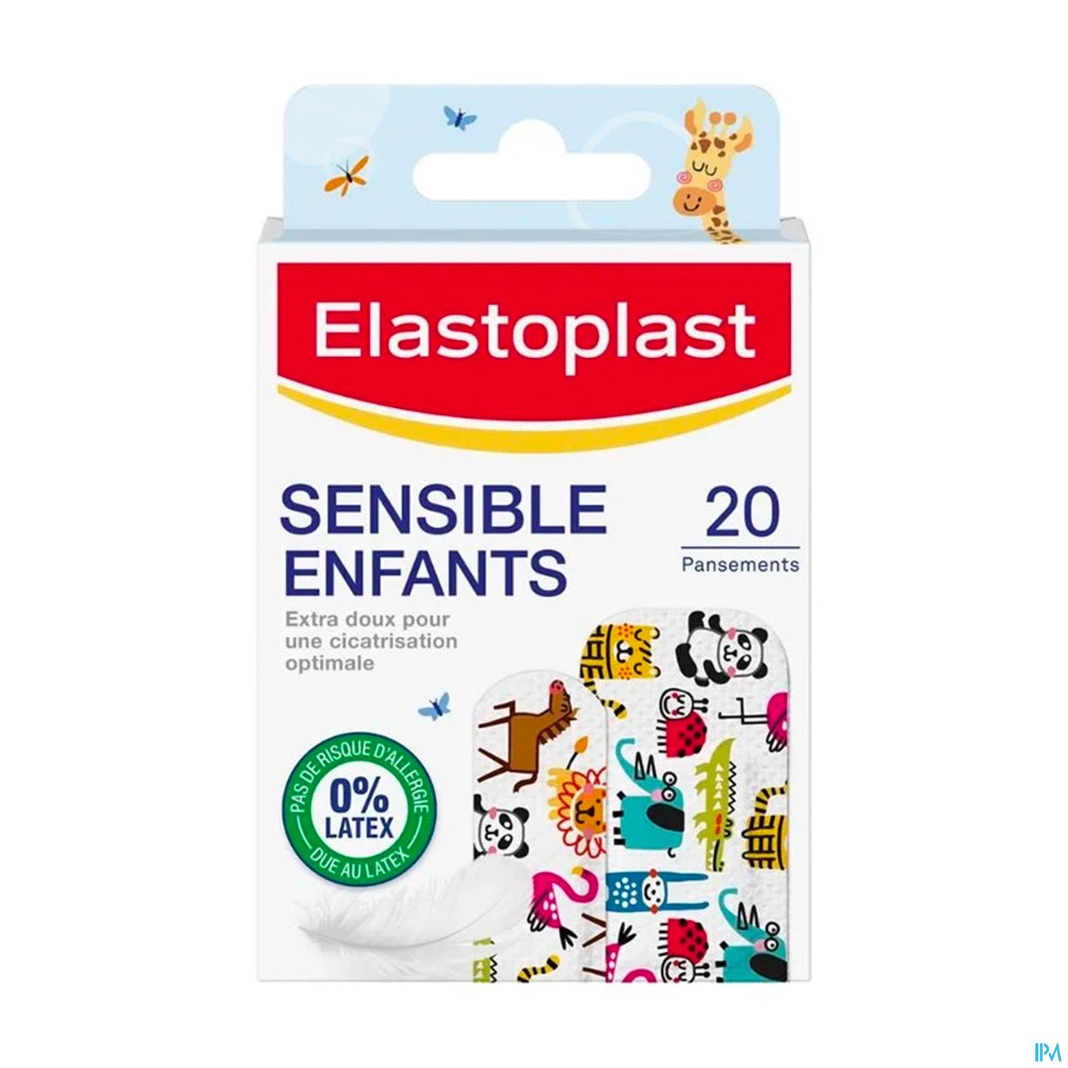 ELASTOPLAST PANS PEAU SENS ENF 20