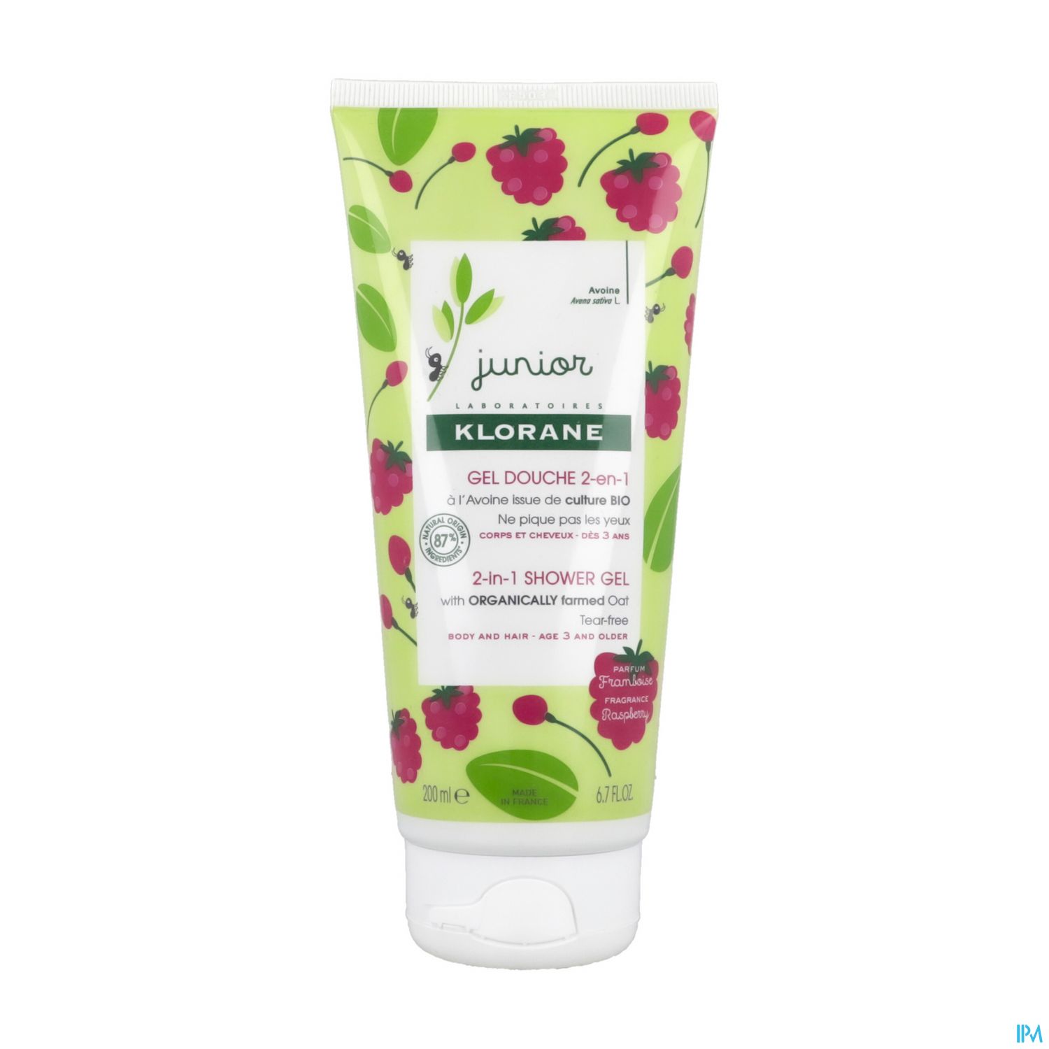 KLORANE JUNIOR GEL DCH FRAMB200ML