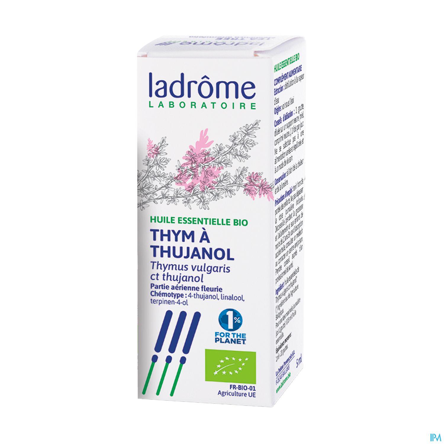 Ladrome Huile Essentielle Thym A Thujanol Bio 5ml