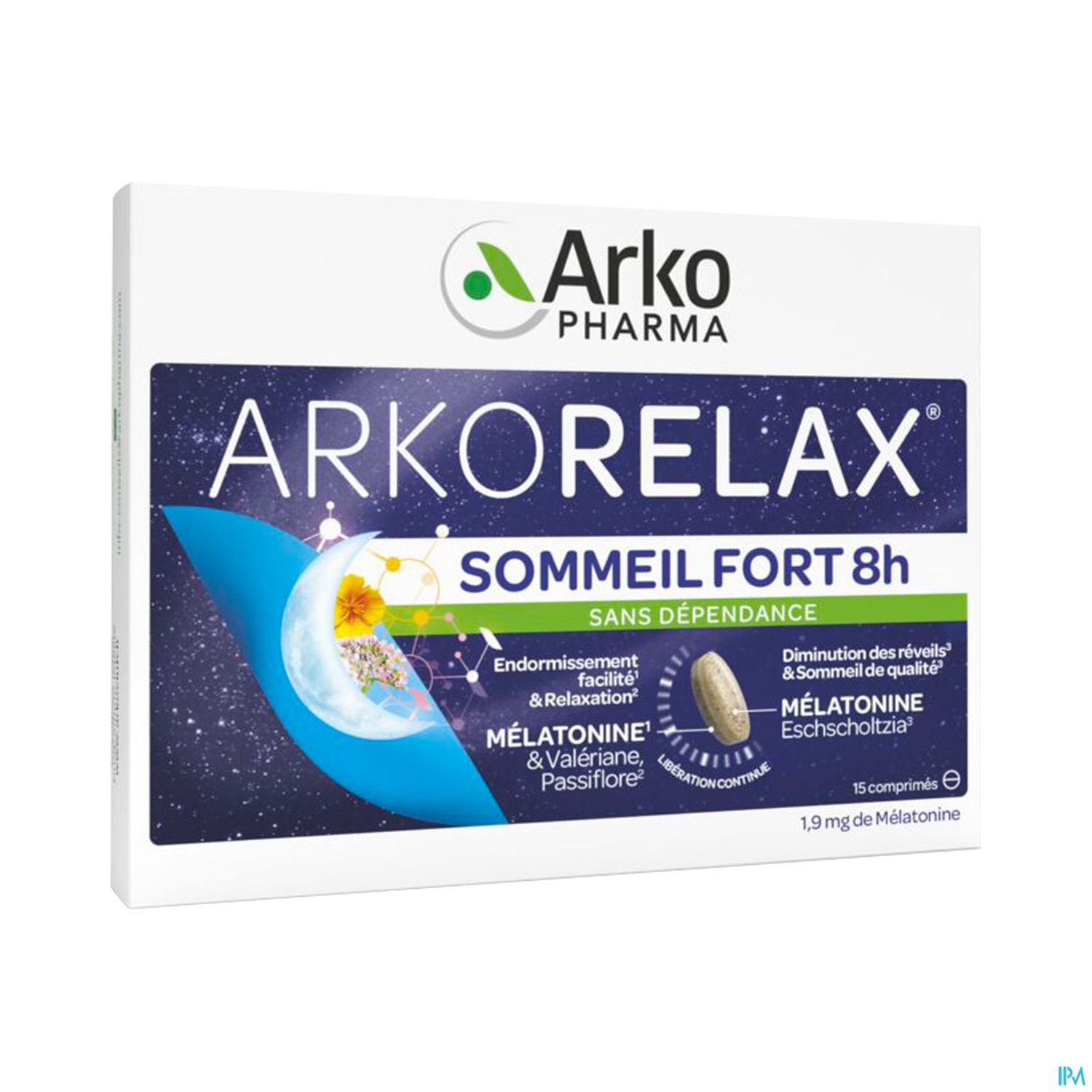 ARKORELAX SOMMEIL FORT 8H CPR 15