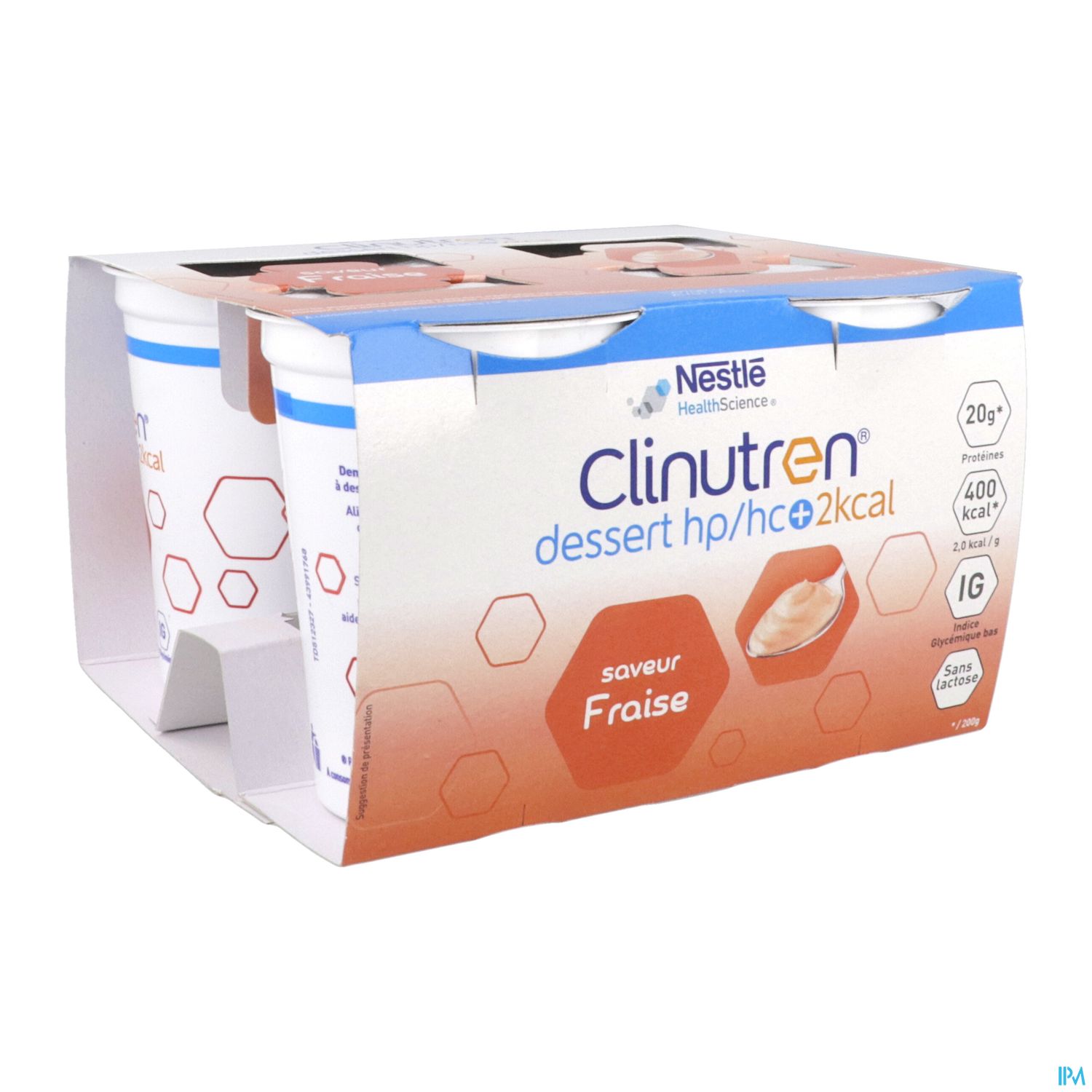 CLINUTREN DESS 2KCAL FRAISE 200GX4 — Pharmacie Européenne 24/24 by Nexum