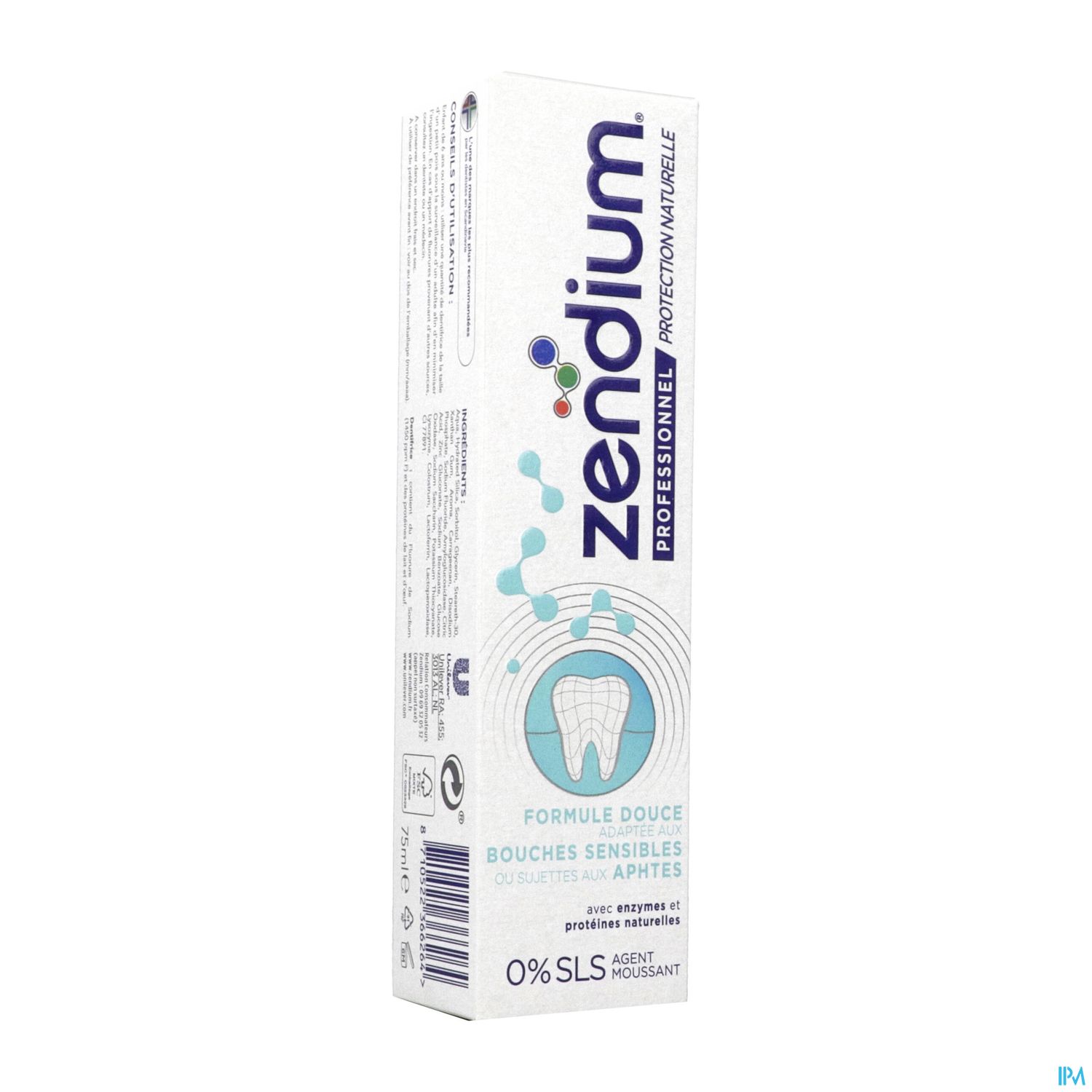 Zendium Dentifrice Formule Douce 75ml