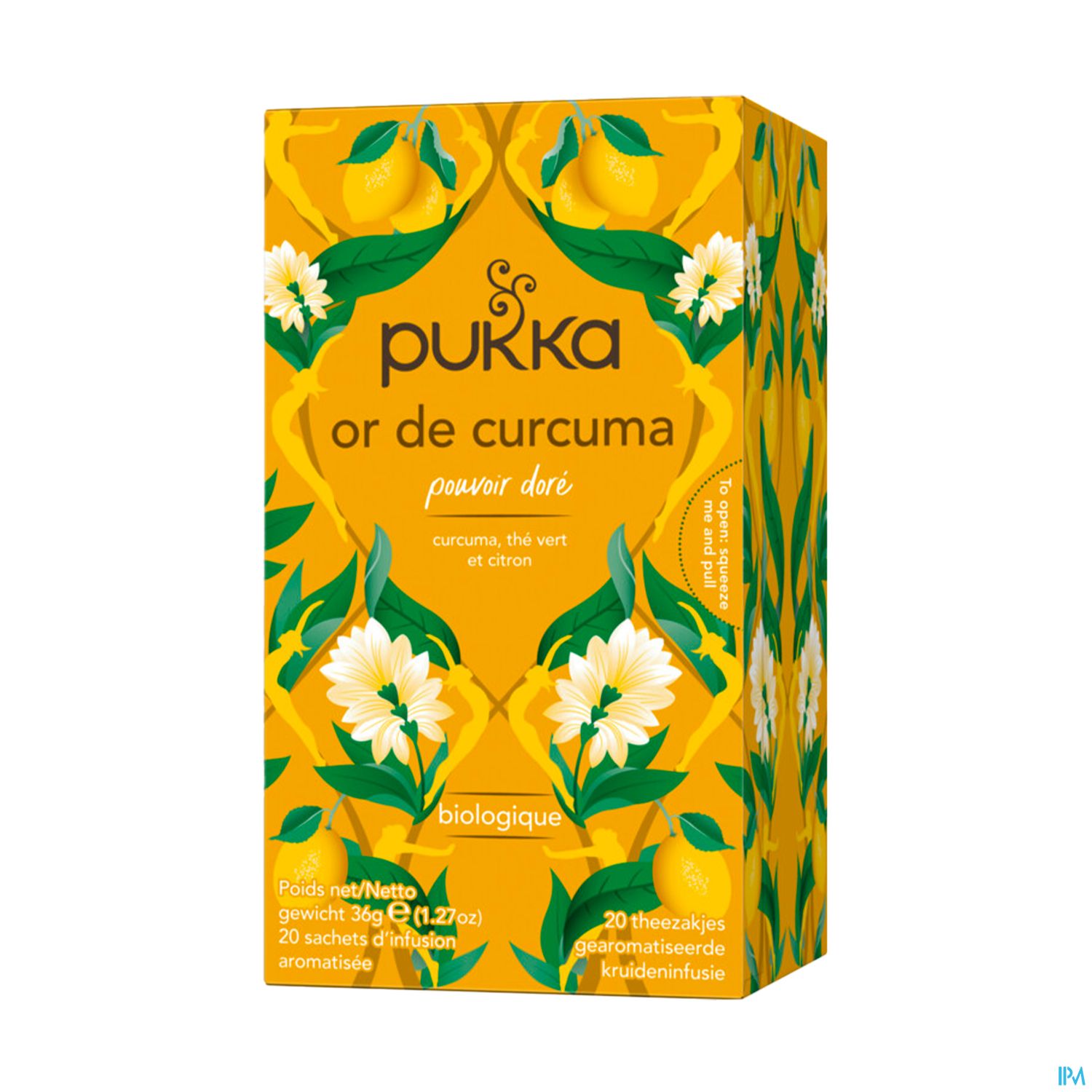 Pukka The Vert Or De Curcuma Bio Sachet 20
