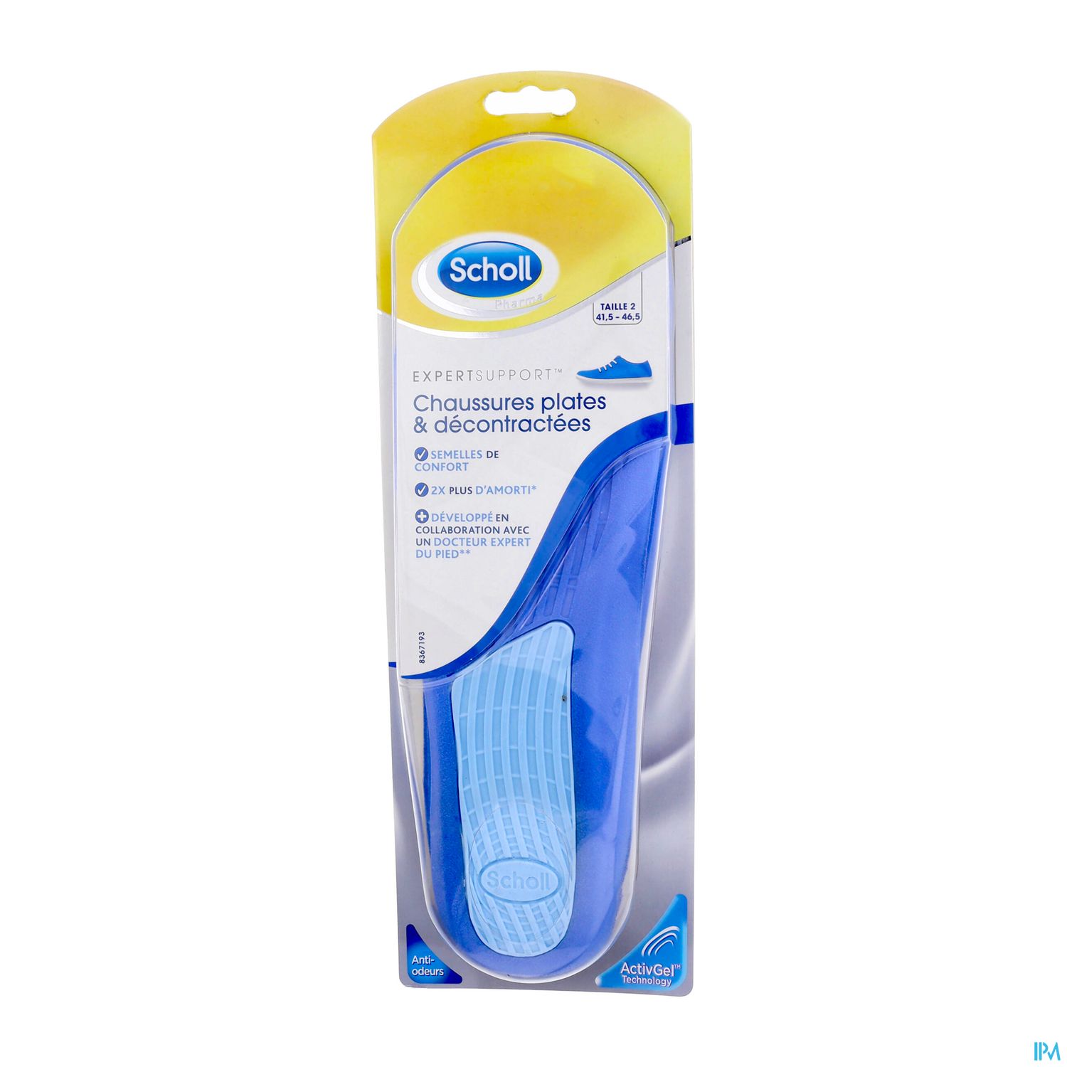 Scholl Semelle Chaussure Decontractante T2 X2