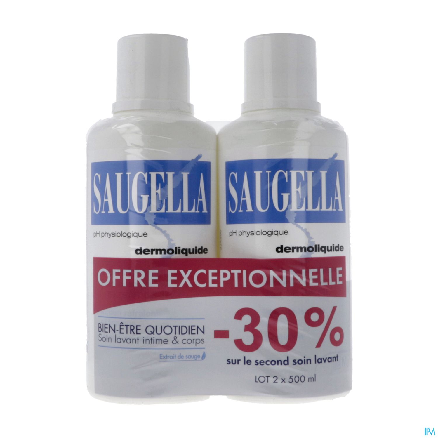 SAUGELLA EMUL DERMOLIQ LAV 2FL/500ML