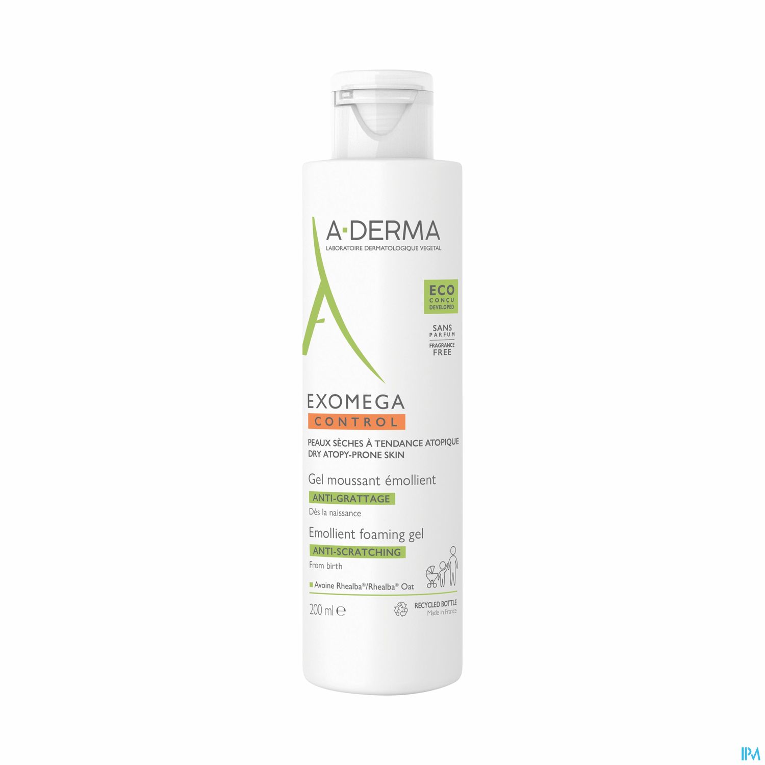 A-DERMA EXOMEGA CONT MOUS 200ML