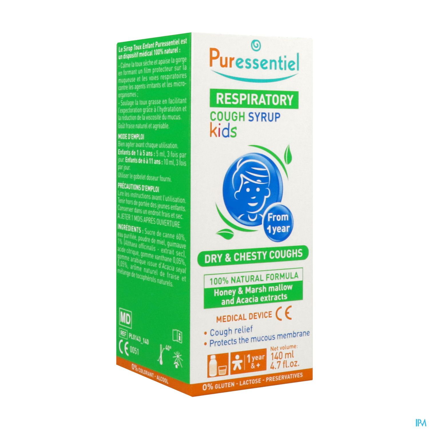 Puressentiel Sirop Toux Enfant 140ml