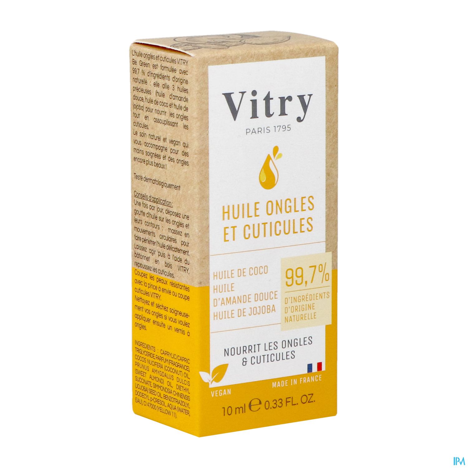 Vitry Nail Care Huile Ongles Cuticules 10ml