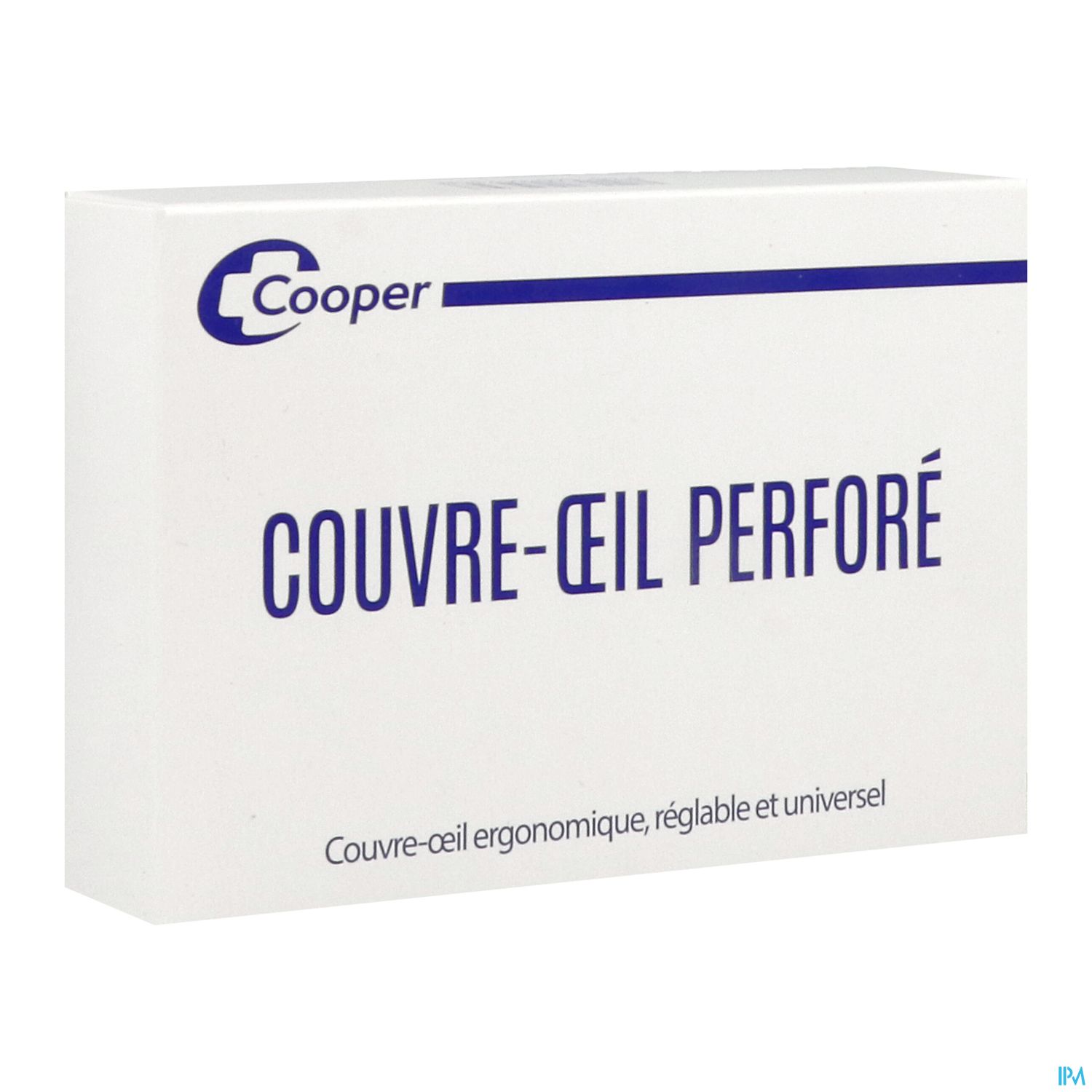 Pratic Couvre Oeil Perfore Rhodoid Plastique Blanc