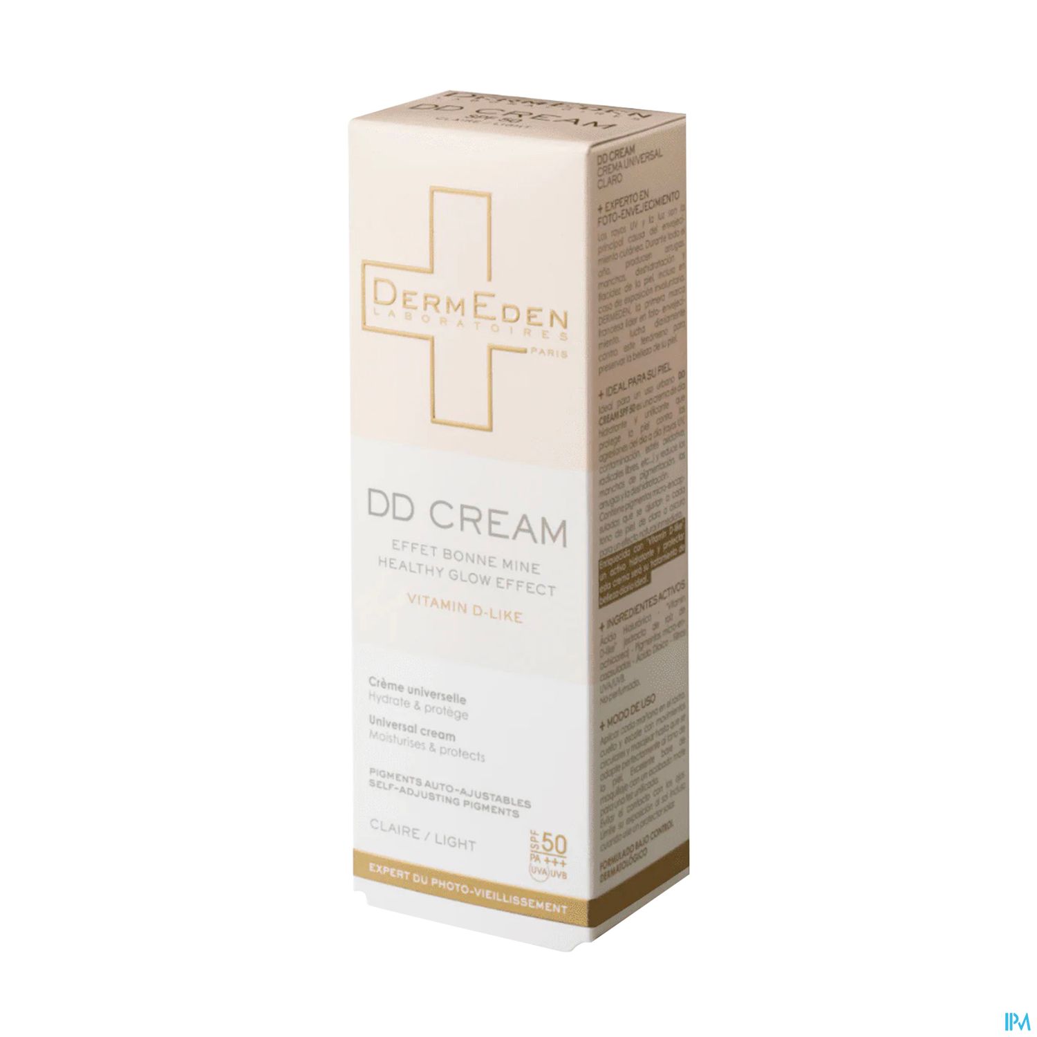 Dermeden Dd Cream Creme Universelle Spf50 Clair 50ml