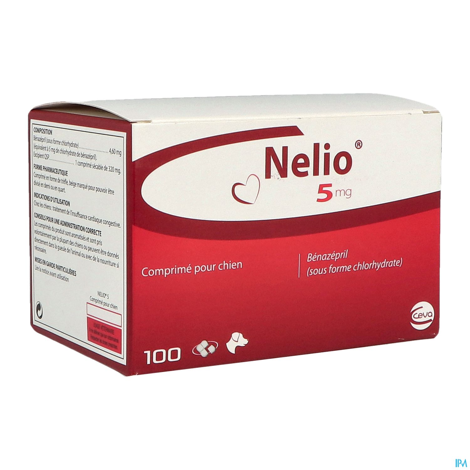 Nelio 5mg Comprime Quadri Chien 2kg5 20kg 100