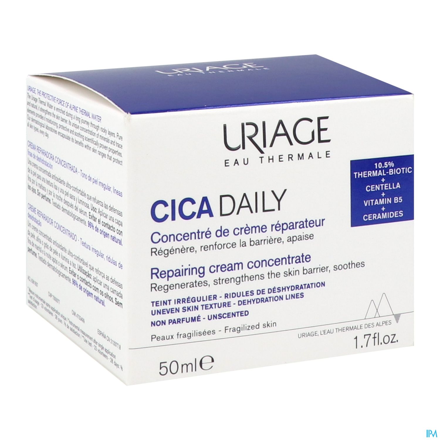 URIAGE CICA DAILY CONC CR POT 50ML