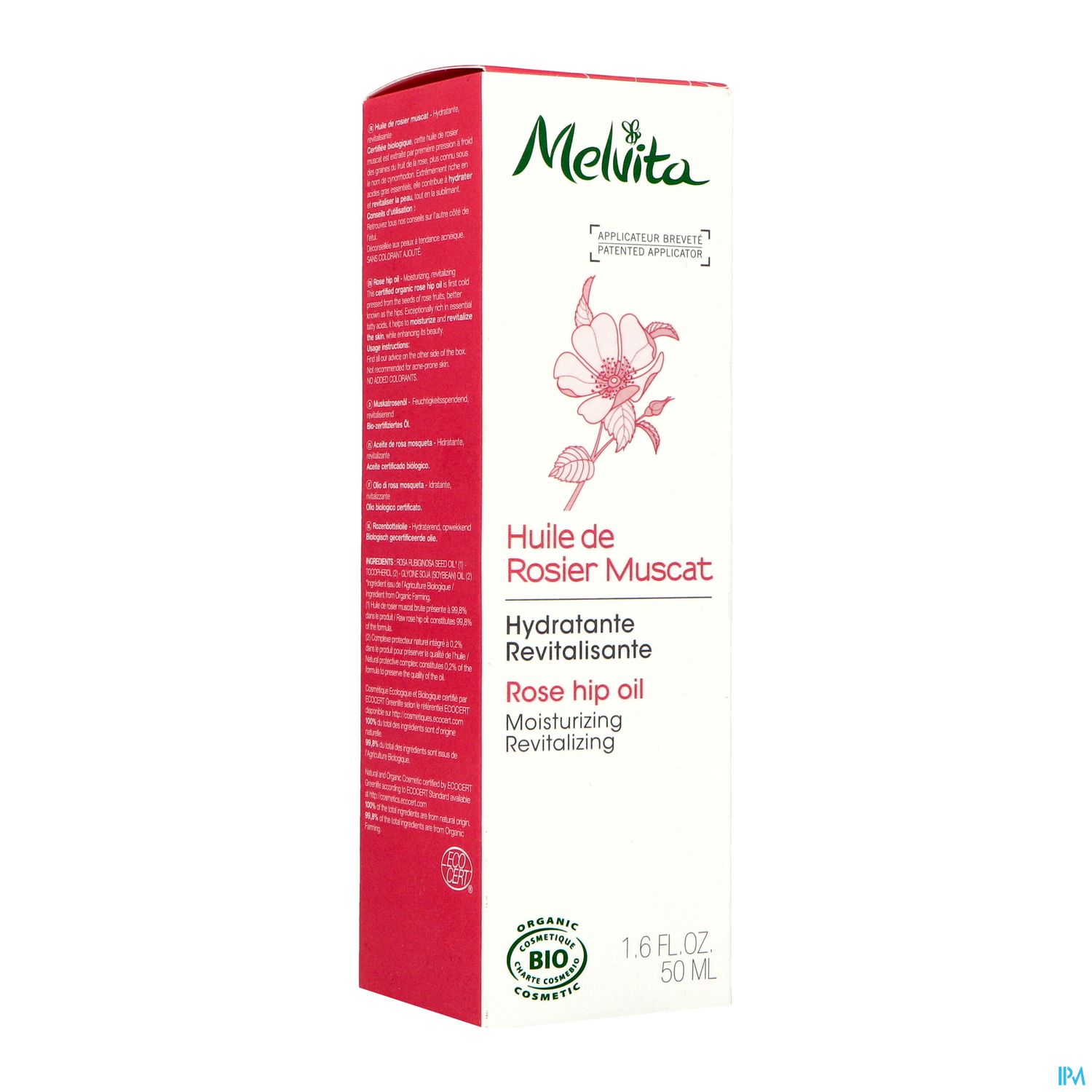 MELVITA HLE DE ROSIER MUSCAT 50ML