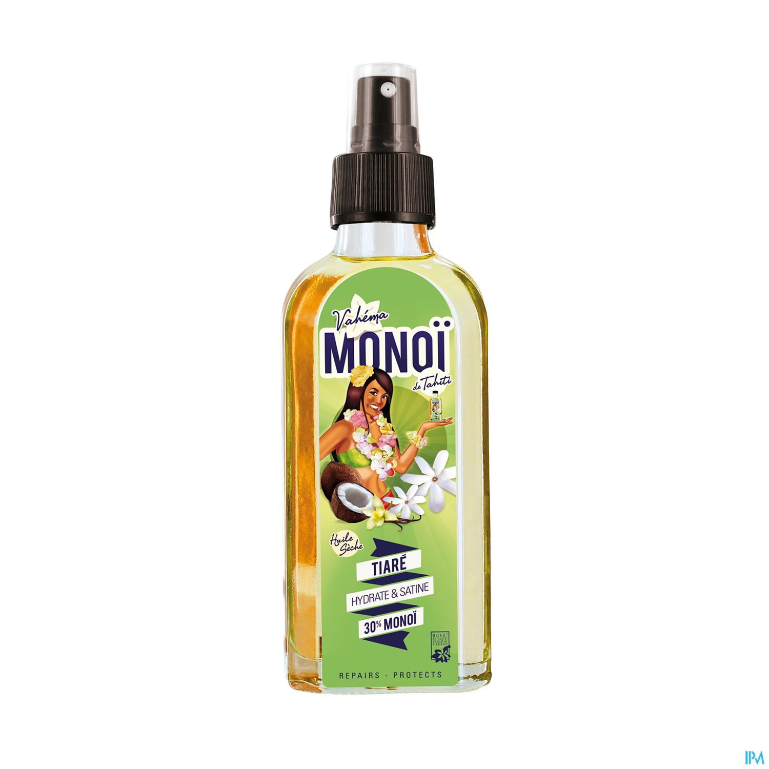 Vahema Monoi Huile Seche Tiare Spray 100ml