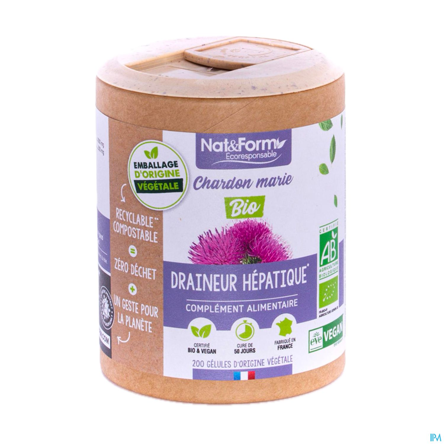 NAT&FORM ECO CHARDON MAR GELVEG60