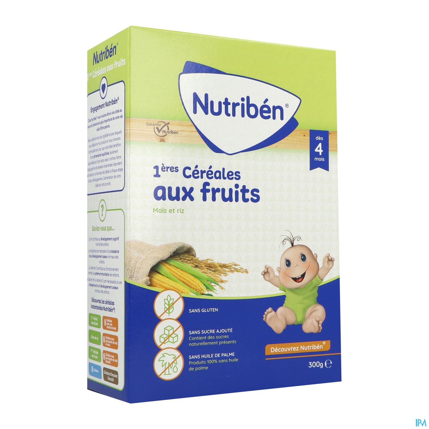 NUTRIBEN 1ERE CER FRUITS 300G