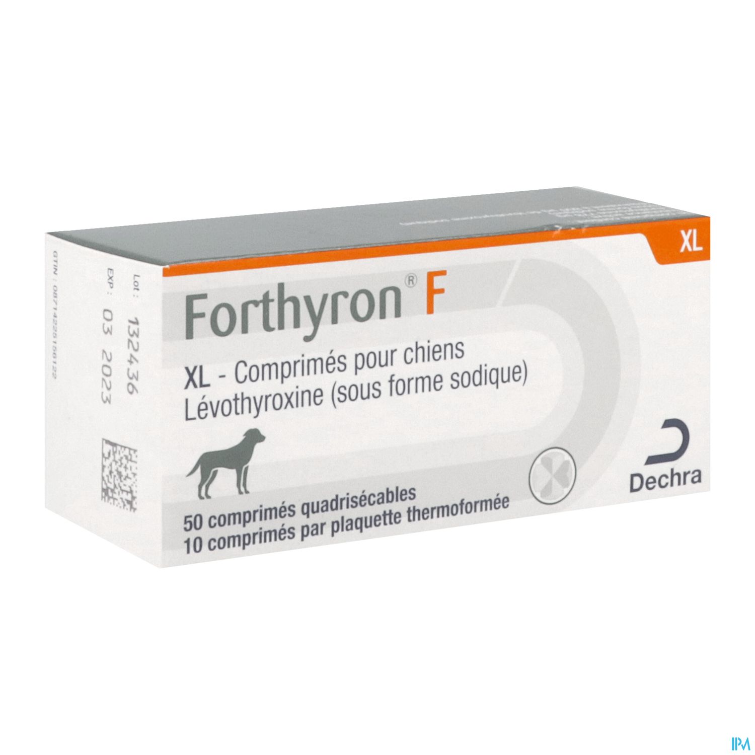 Dechra Forthyron F Xl Grand Chien Comprime Quadrisecable 50