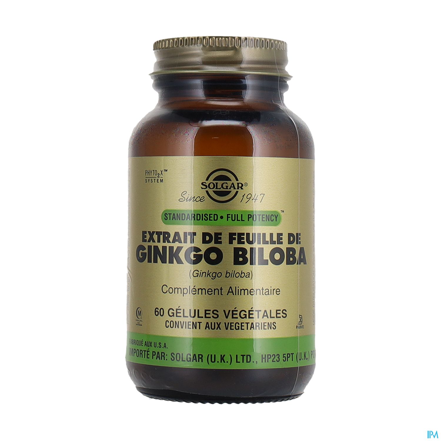 Solgar Sfp Ginkgo Biloba Gelule Vegetale 60