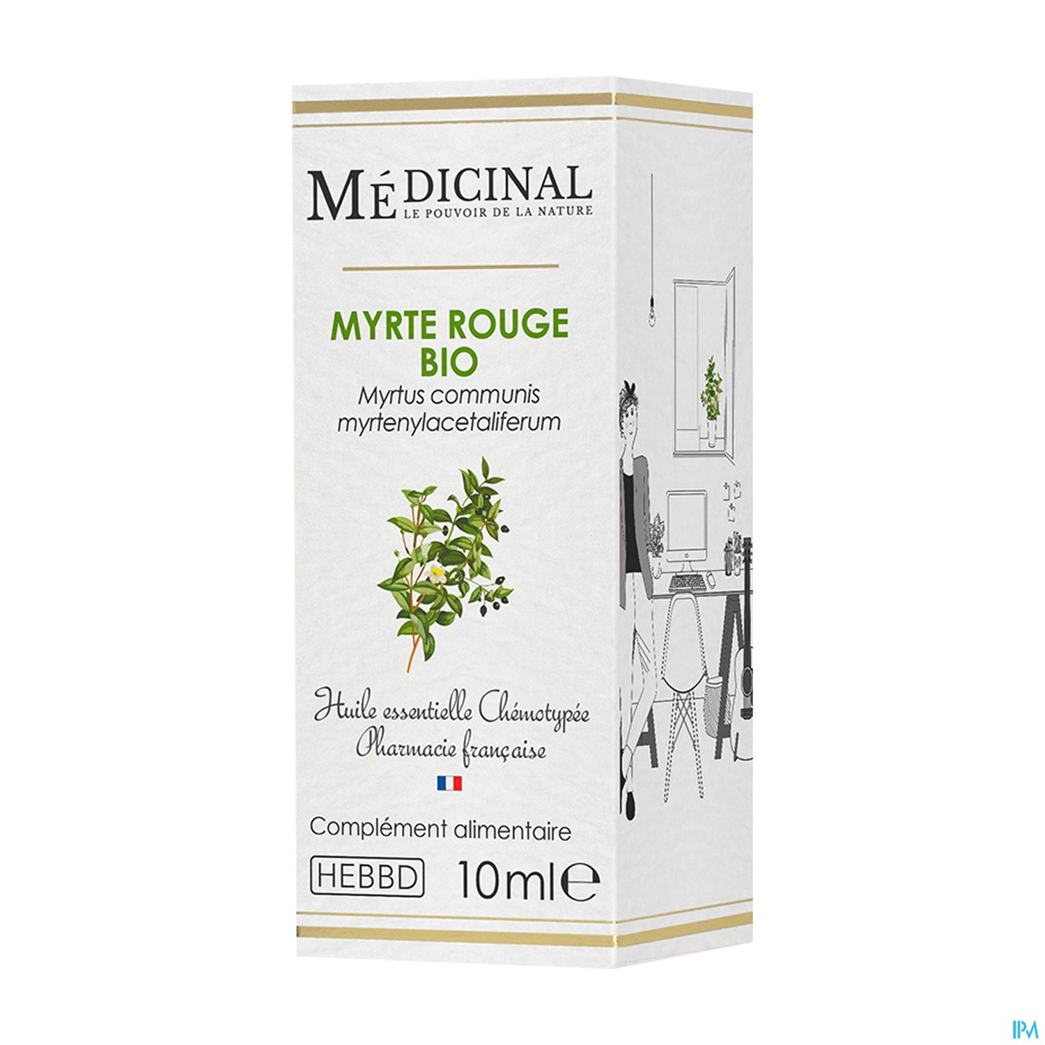 Medicinal Huile Essentielle Myrte Rouge Bio 10ml