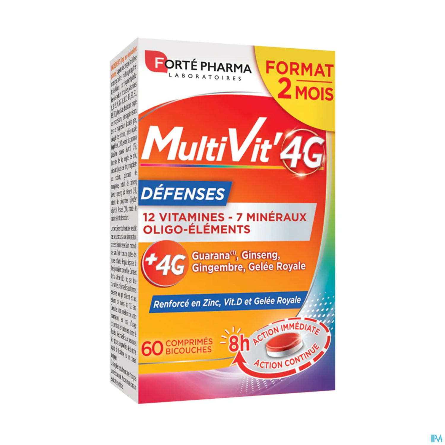 Forte Pharma Multivit' 4g Defenses Comprime 60