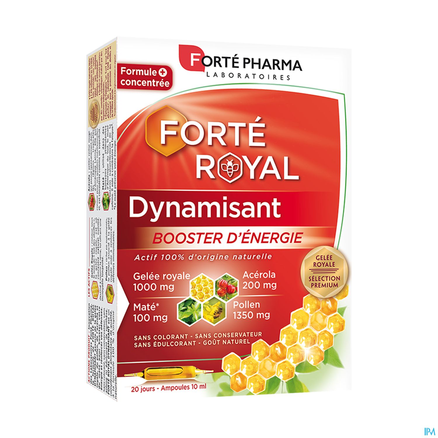 Forte Pharma Forte Royal Dynamisant Ampoule Buvable 10ml 20