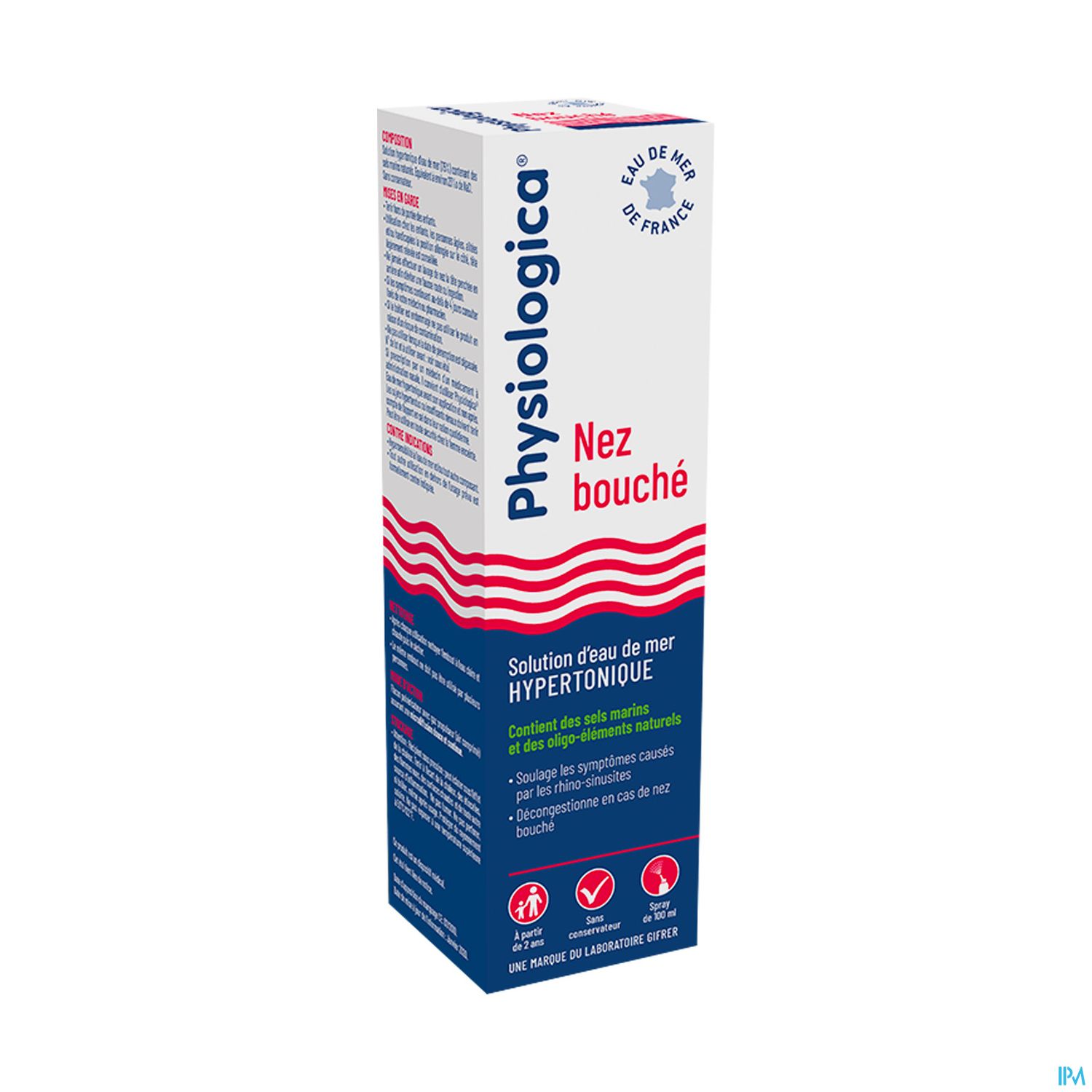Gifrer Physiologica Eau De Mer Hypertonique Spray 100ml