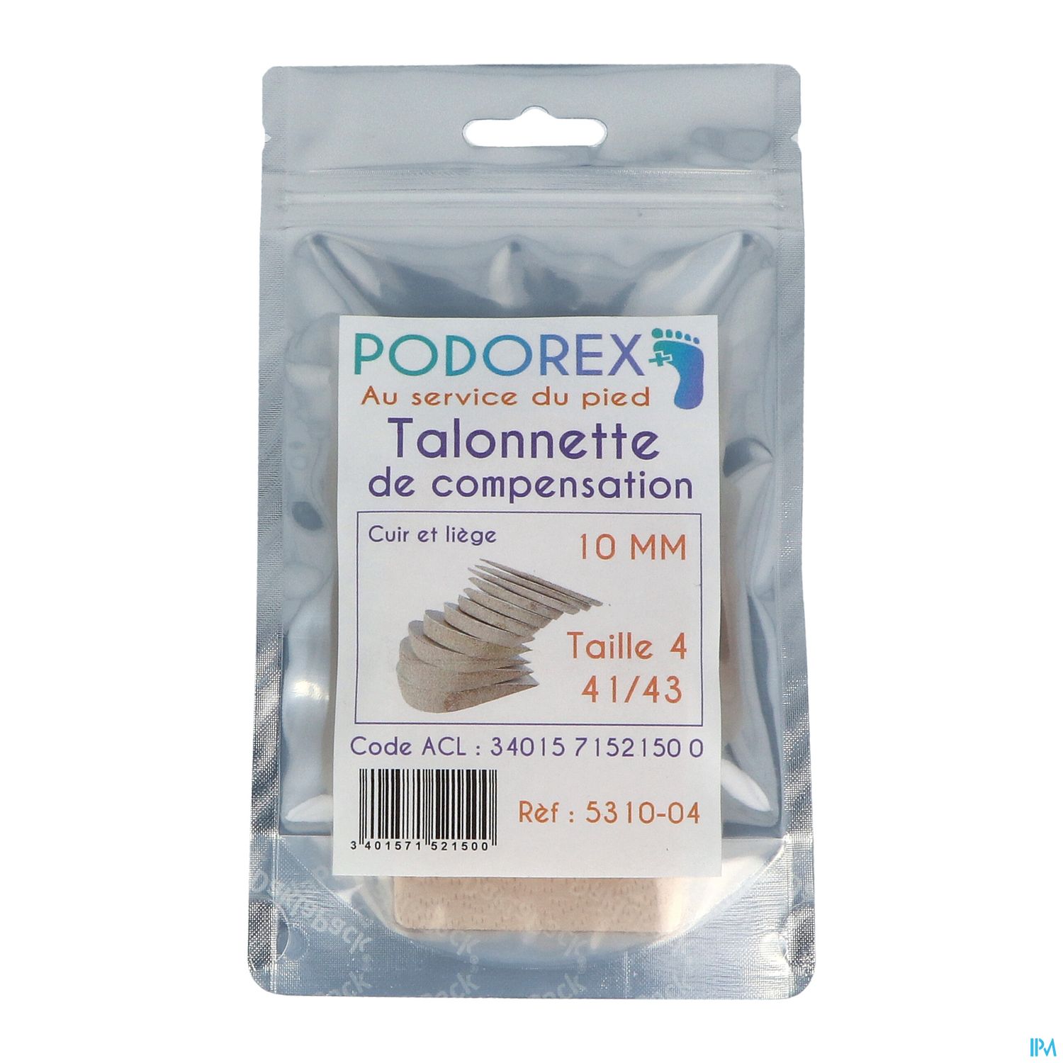 TALON PODOREX COMPENS10MM 41/43