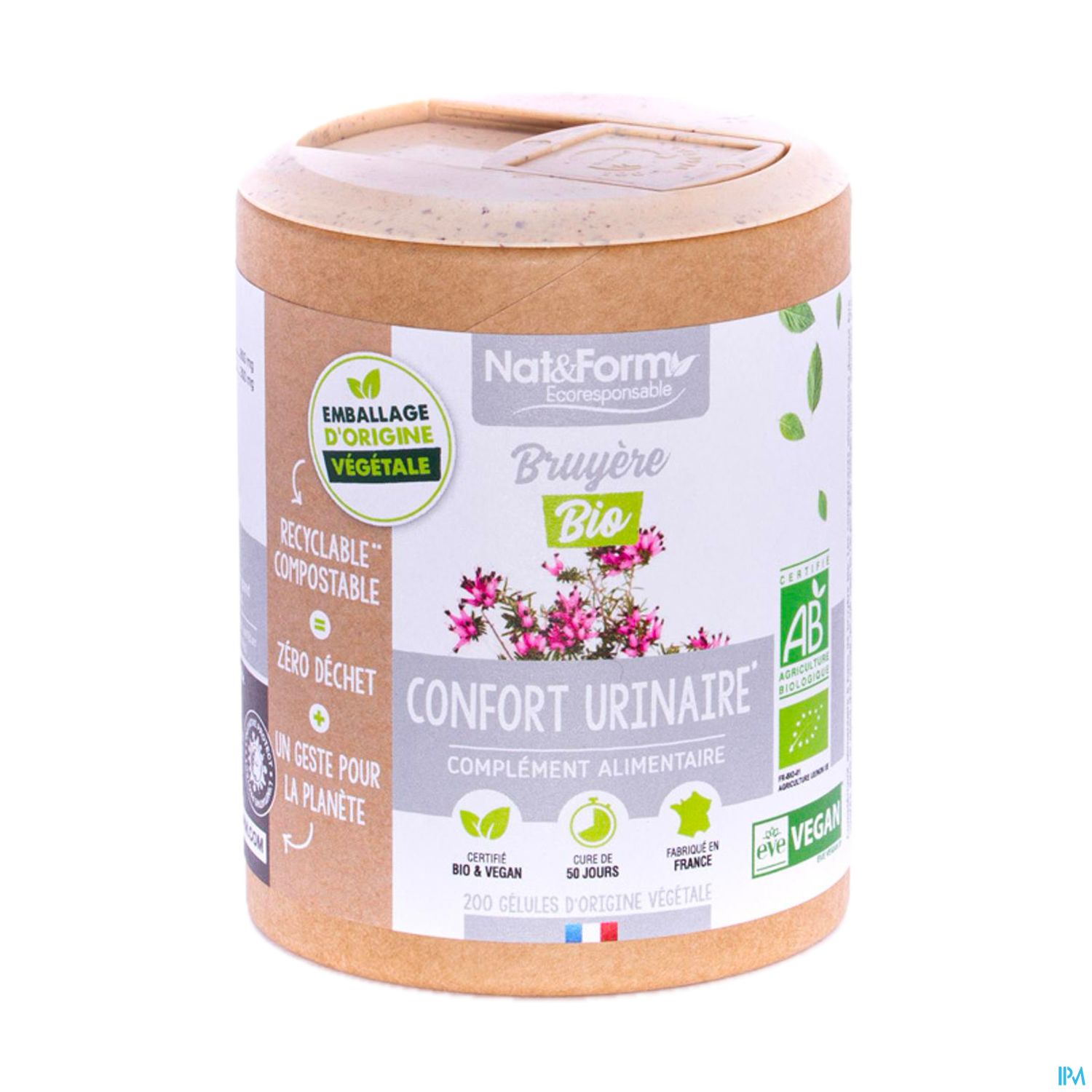 NAT&FORM ECO BRUYERE BIO GELVEG200