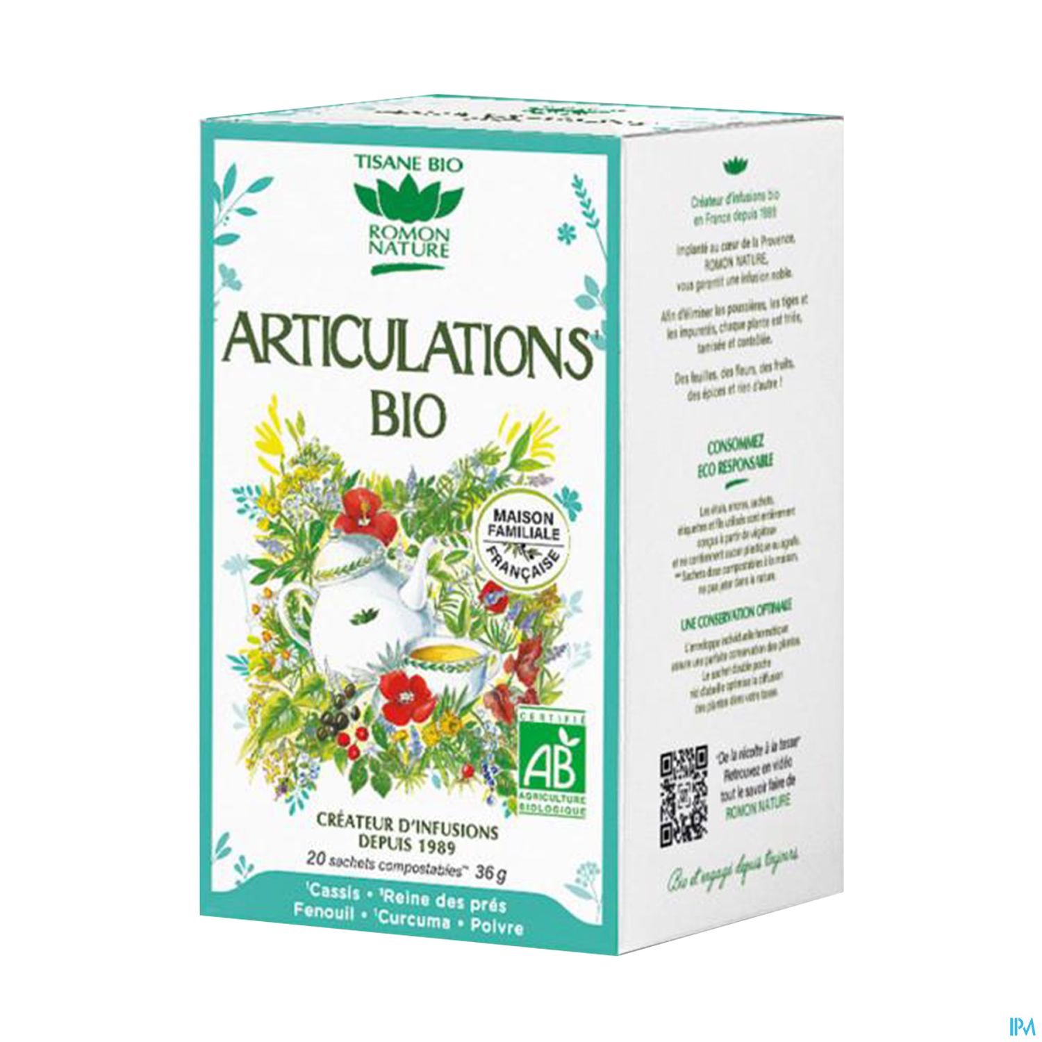 Romon Nature Complexes Articulations Bio Infusette 1g8 20