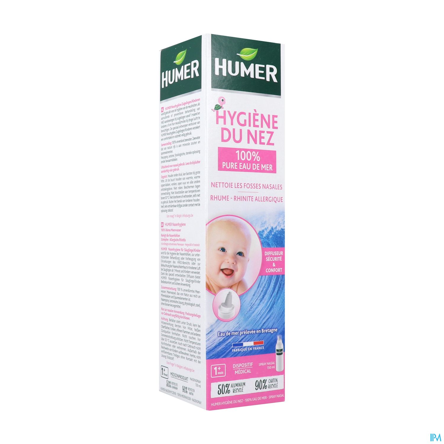 HUMER HYGIENE ENFANT SPR 150ML