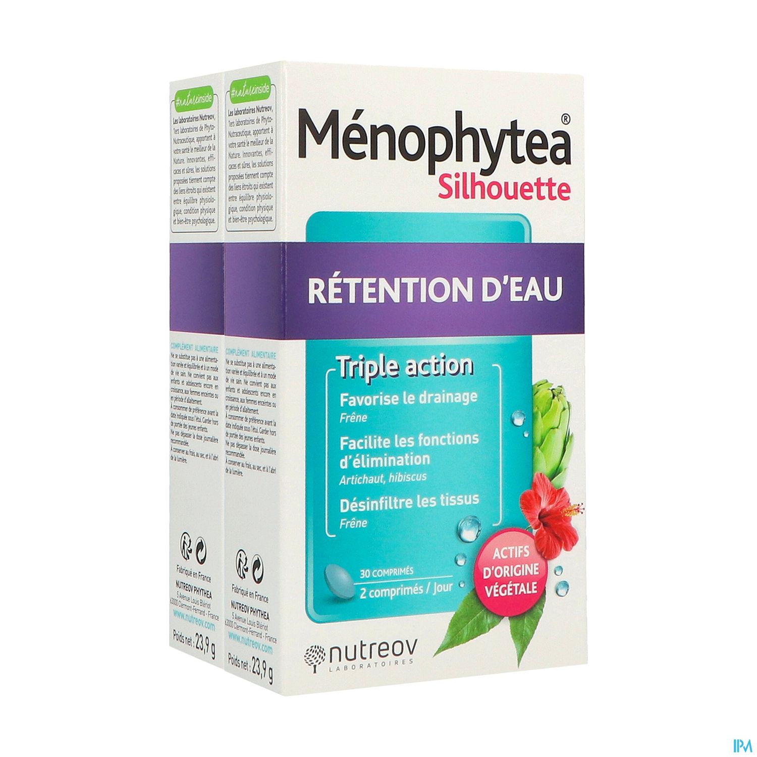 MENOPHYTEA RETENT/EAU CPR 30 X2