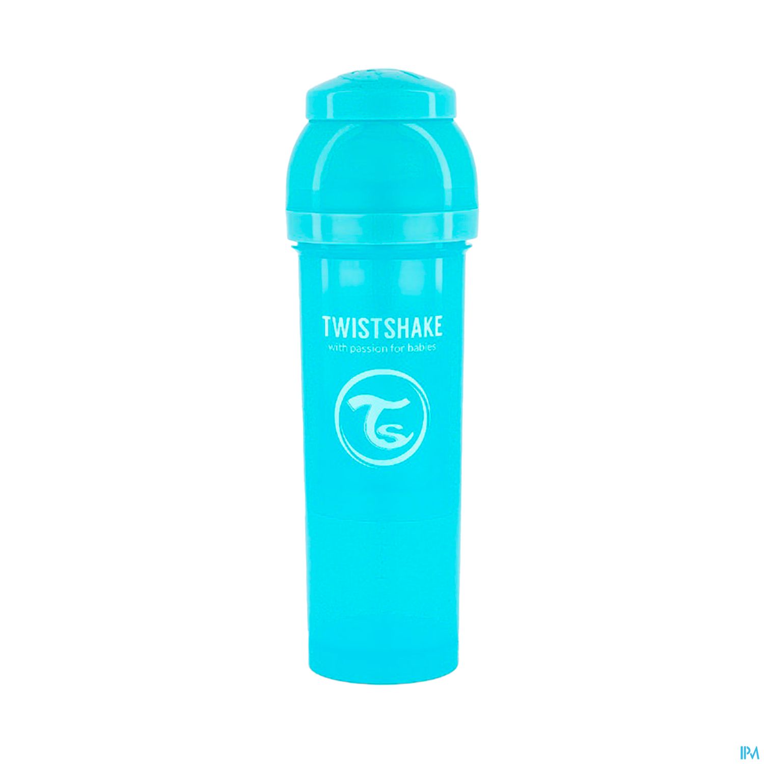 TWISTSHAKE BIB 330ML BLEU PAST 4M+