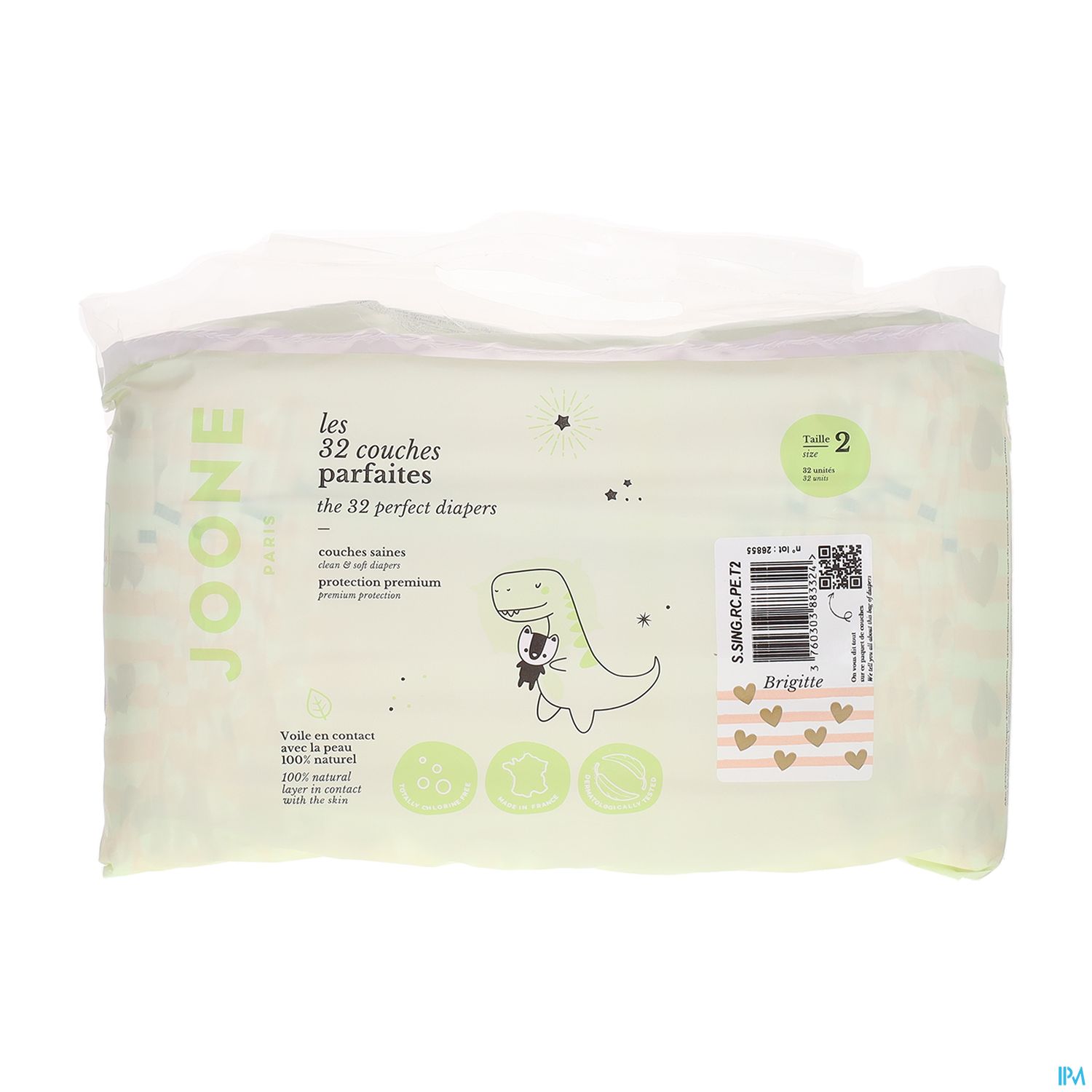 JOONE COUCHE BRIGITTE T2 3-5KG32