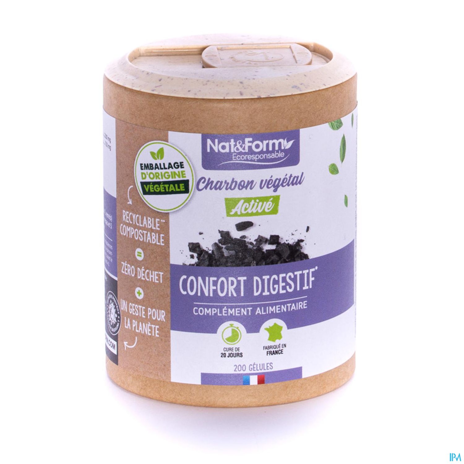 Nat Et Form Ecoresponsable Charbon Vegetal Gelule 90