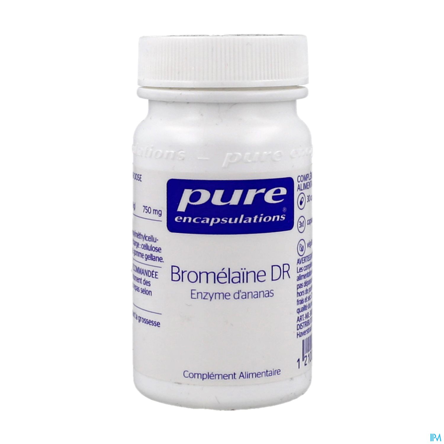 PURE ENCAPSULAT BROMELAINE CAPS30