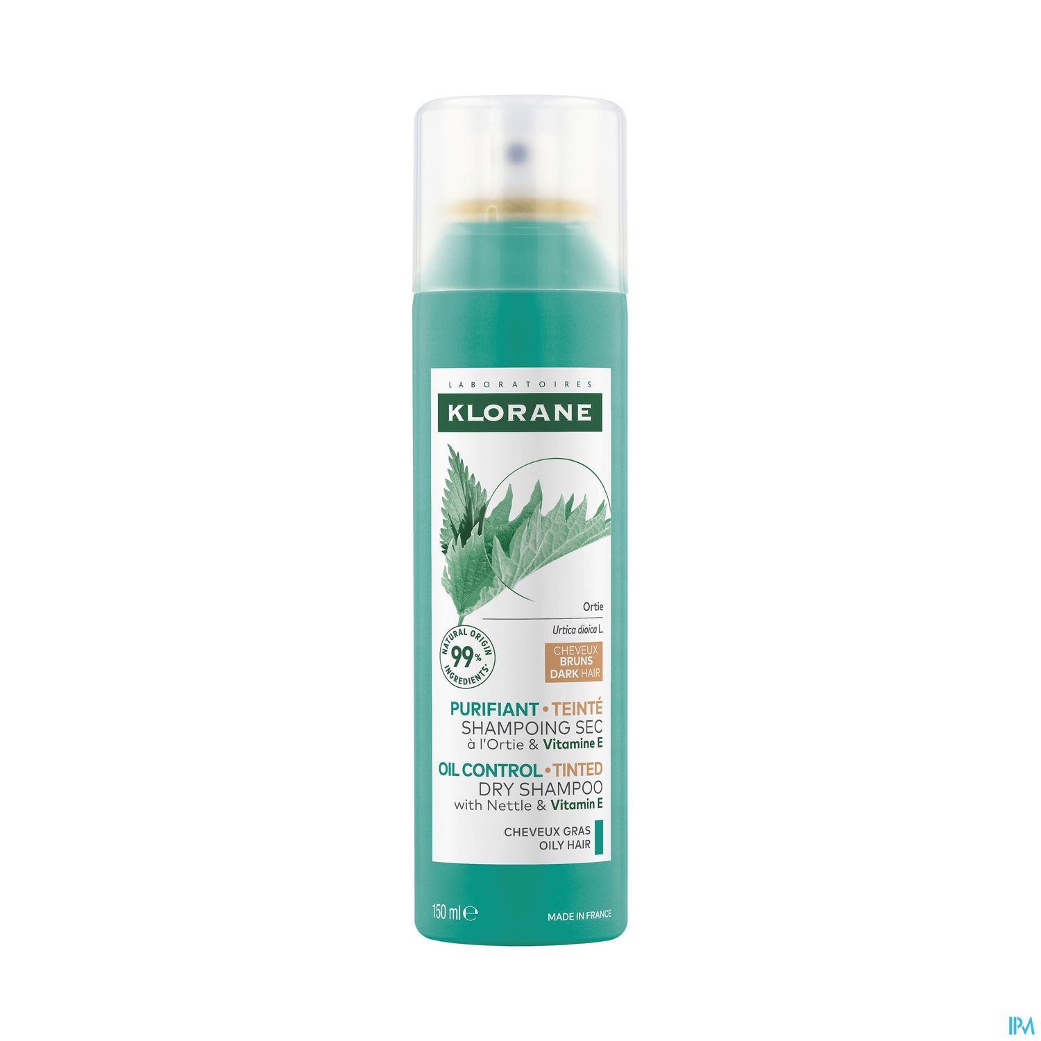 Klorane Shampooing Sec Teinte Ortie + Vitamine E 150ml