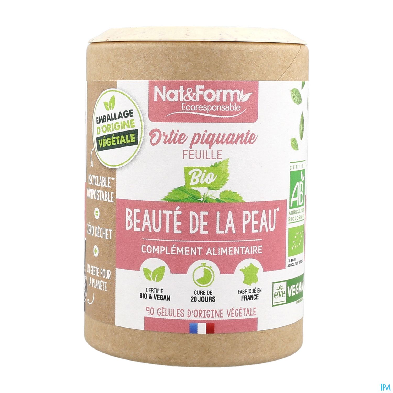 NAT&FORM ECO ORTIE FLL BIO GEVEG90