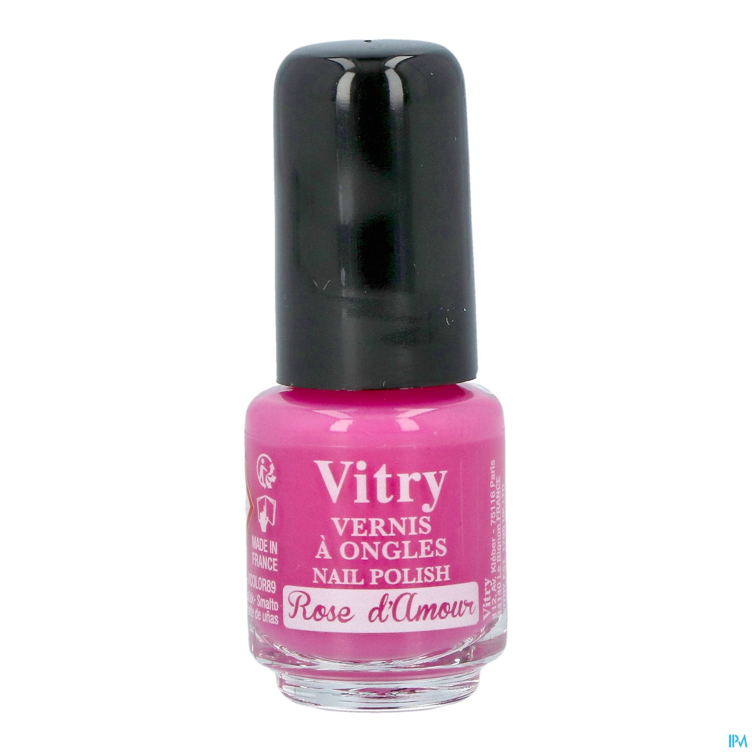 Vitry Vernis Ongles Rose Amour Mini 4ml