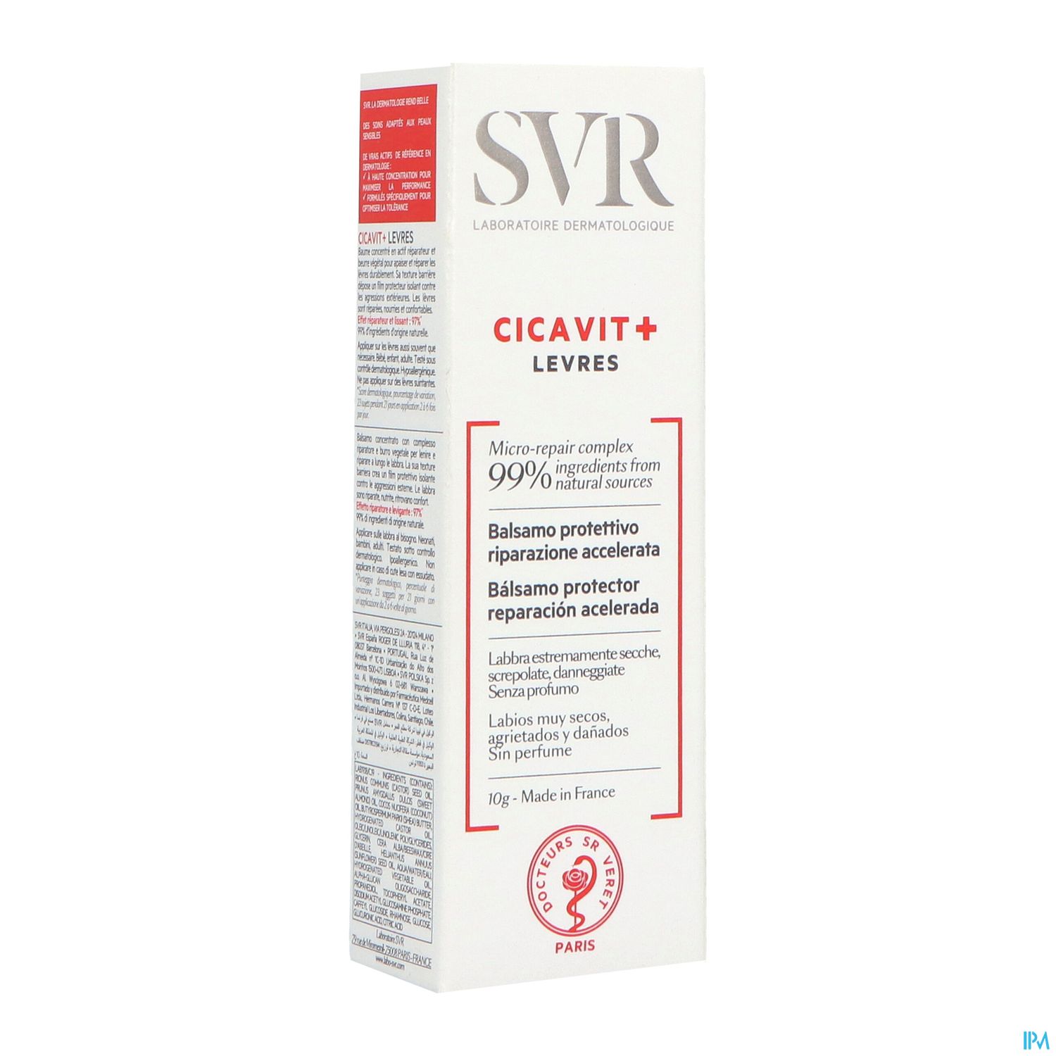 Svr Cicavit+ Soin Des Levres 10g
