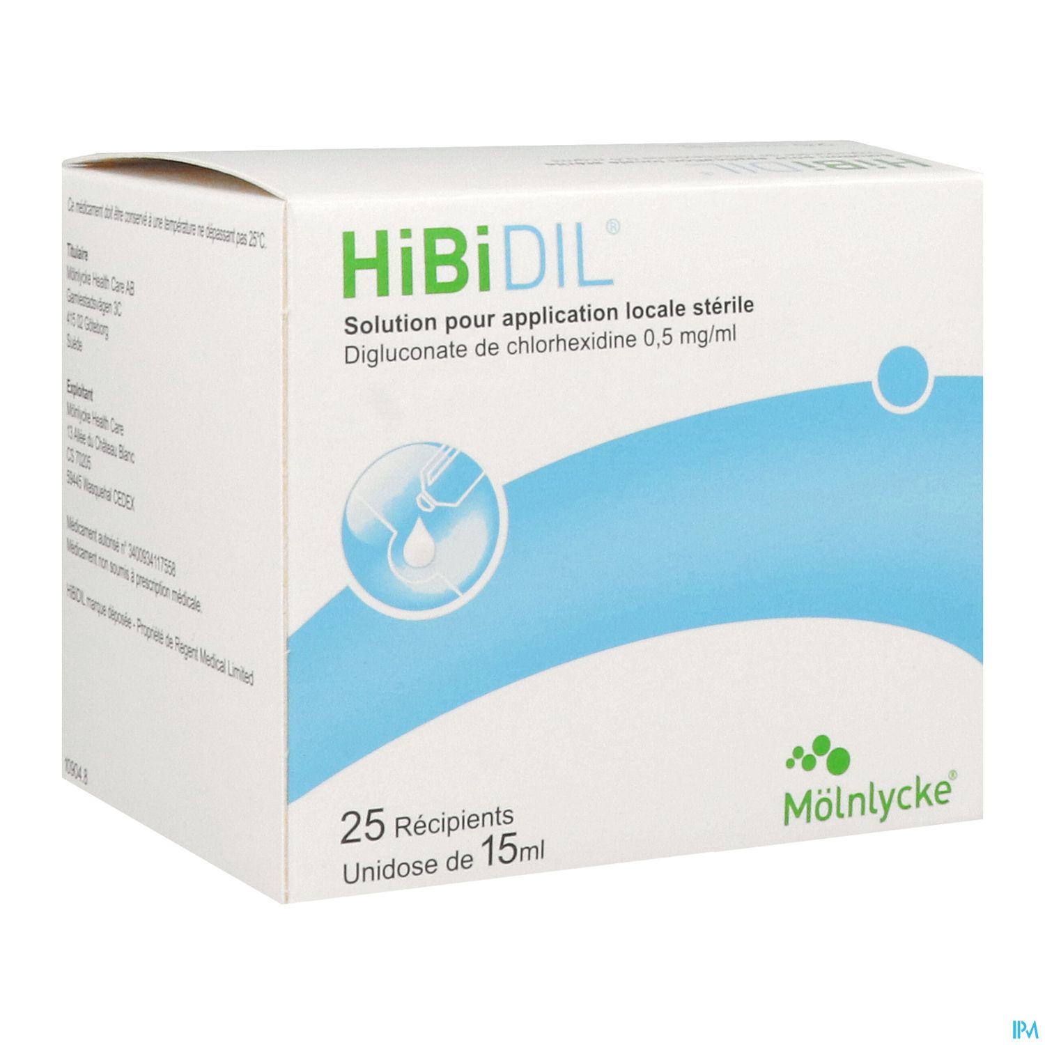 HIBIDIL 0,05% SOL EXT DOSE 15ML 25