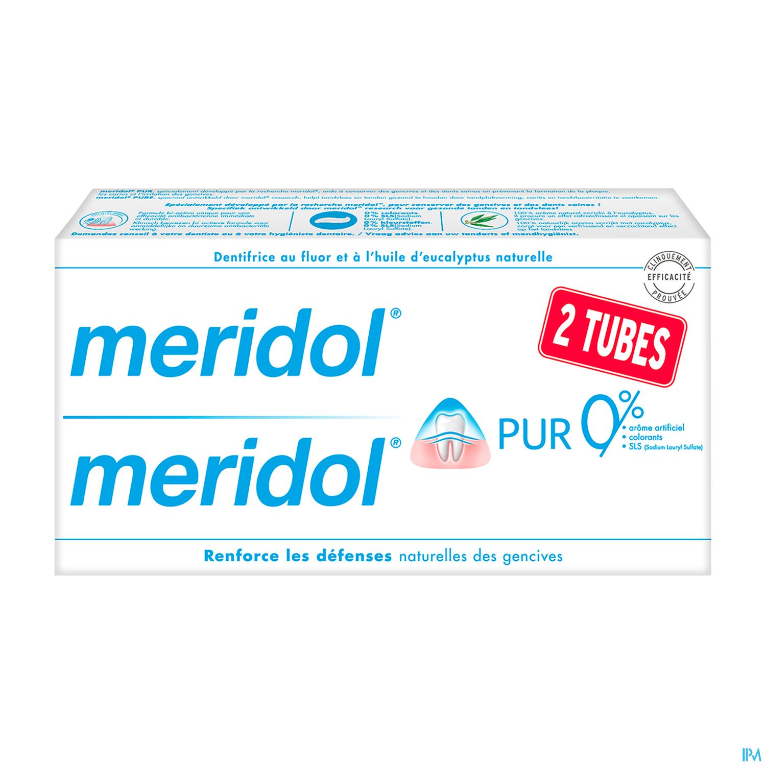 MERIDOL PUR Pâte dtf 2T/75ml