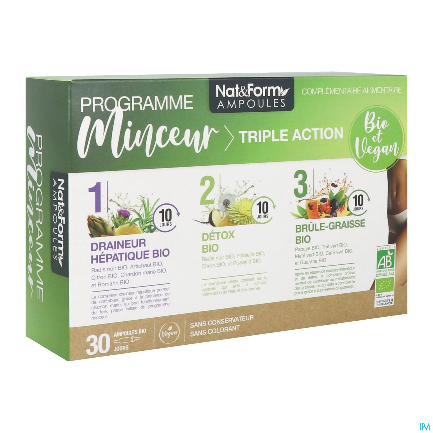 NAT&FORM AMP PROG MINC BIO 10MLX30