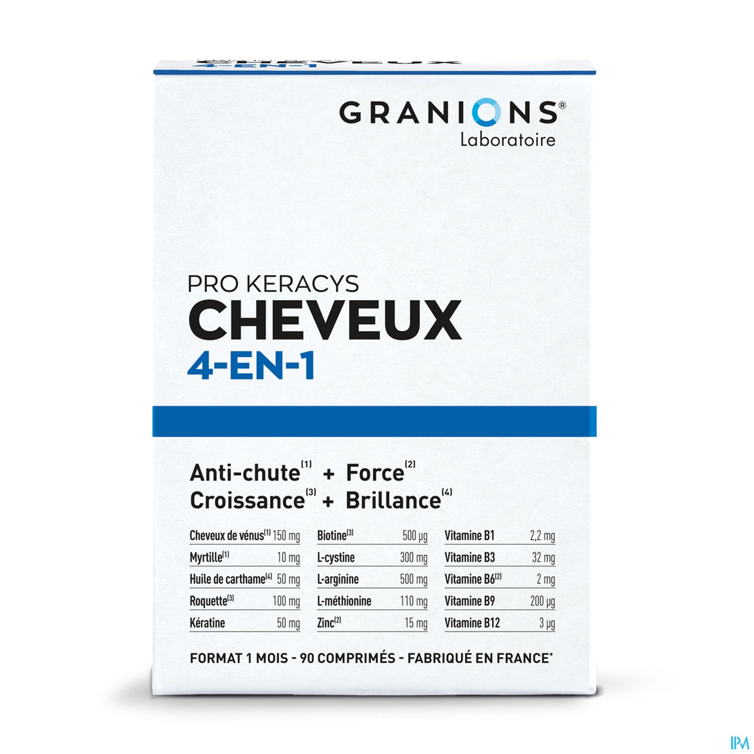 Granions Pro Keracys Cheveux 4en1 1mois Comprime 90