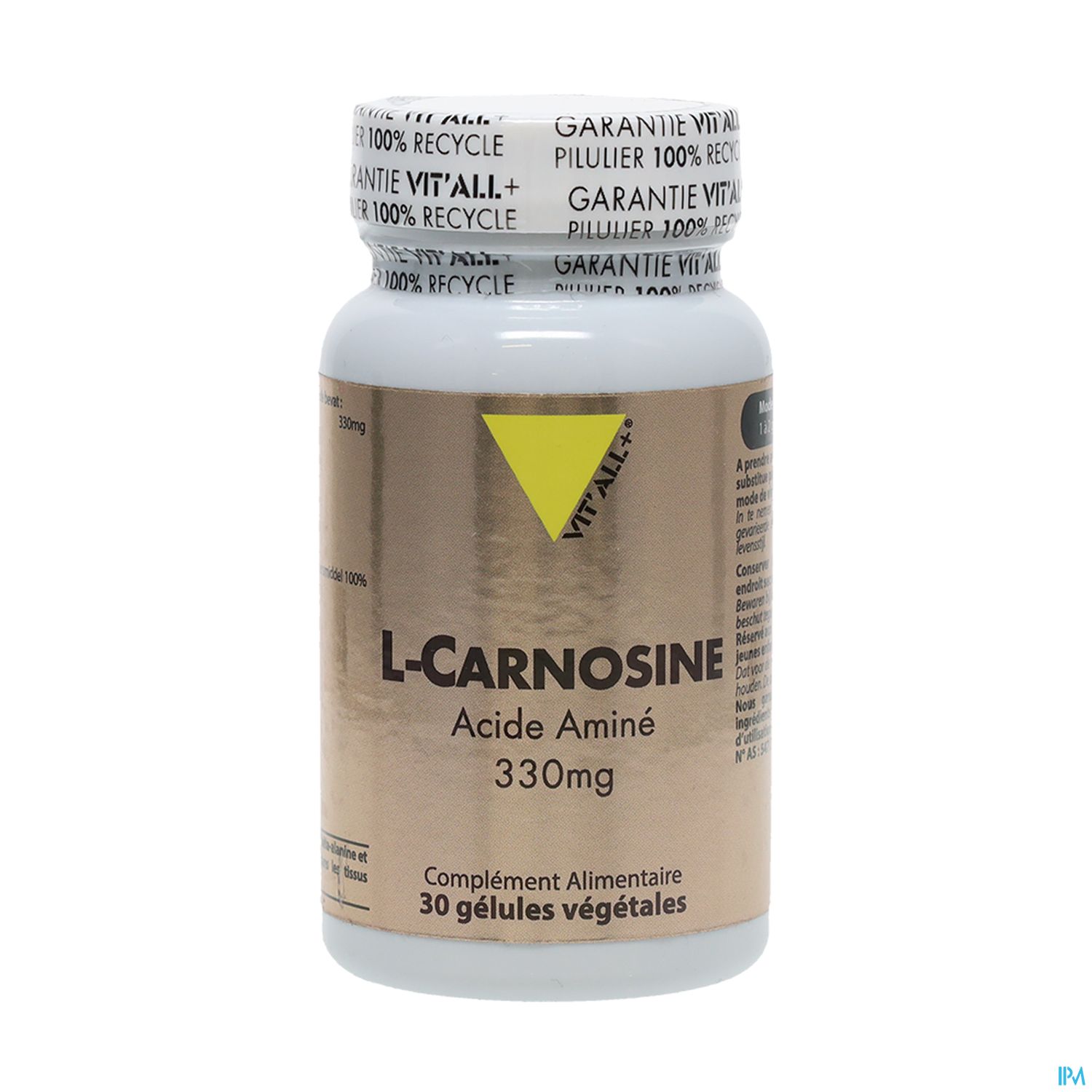 VIT ALL+ L CARNOSINE 330MG CAPS 30
